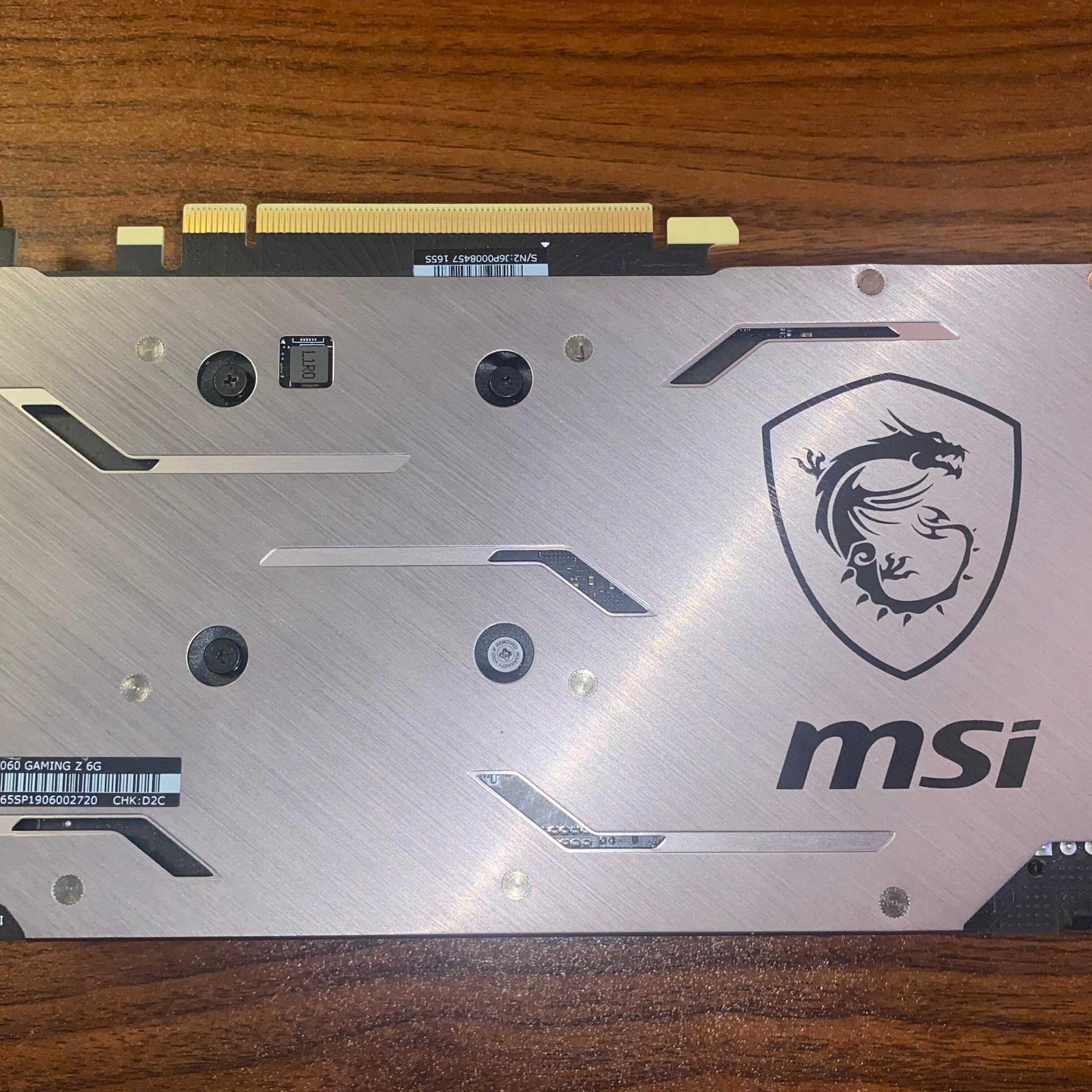 MSI RTX 2060 6GB Gaming Z Twin Frozr 7 RGB
