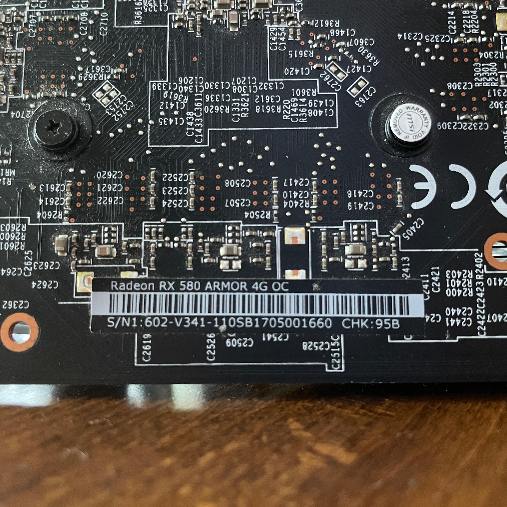 MSI RX 580 4GB