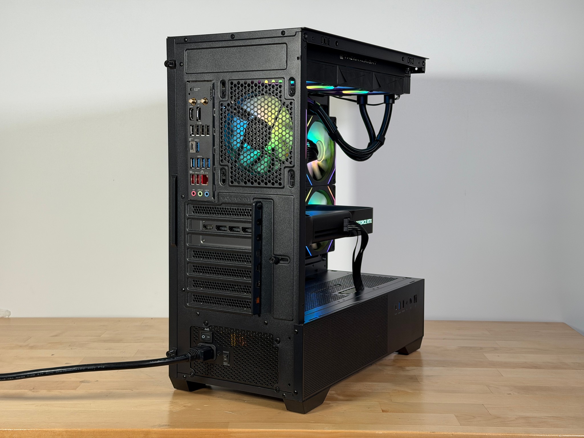 RTX 5090 Ryzen 7 9800x3d Gaming PC 4TB SSD 96GB DDR5