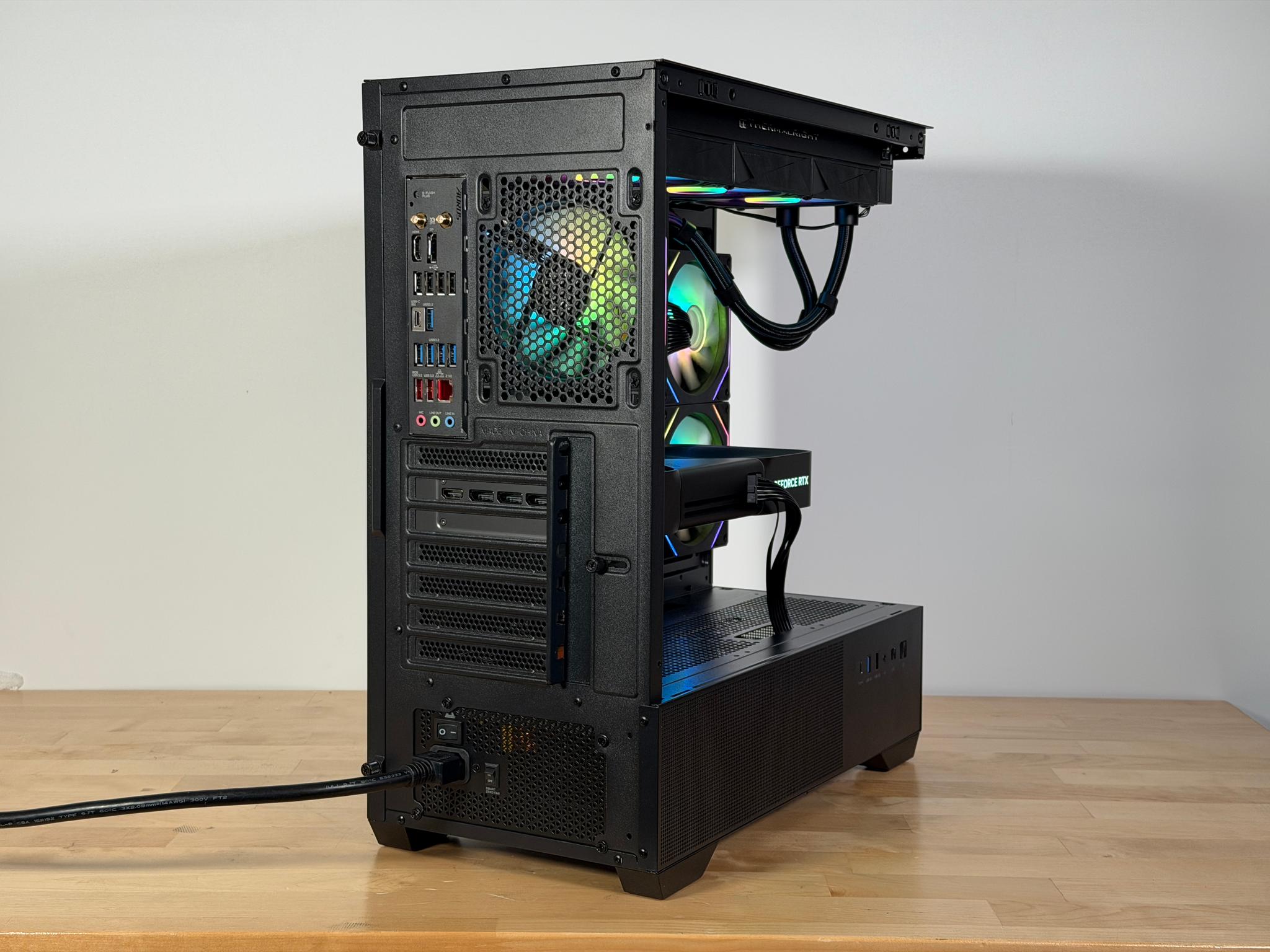 RTX 5090 Ryzen 7 9800x3d Gaming PC 4TB SSD 96GB DDR5