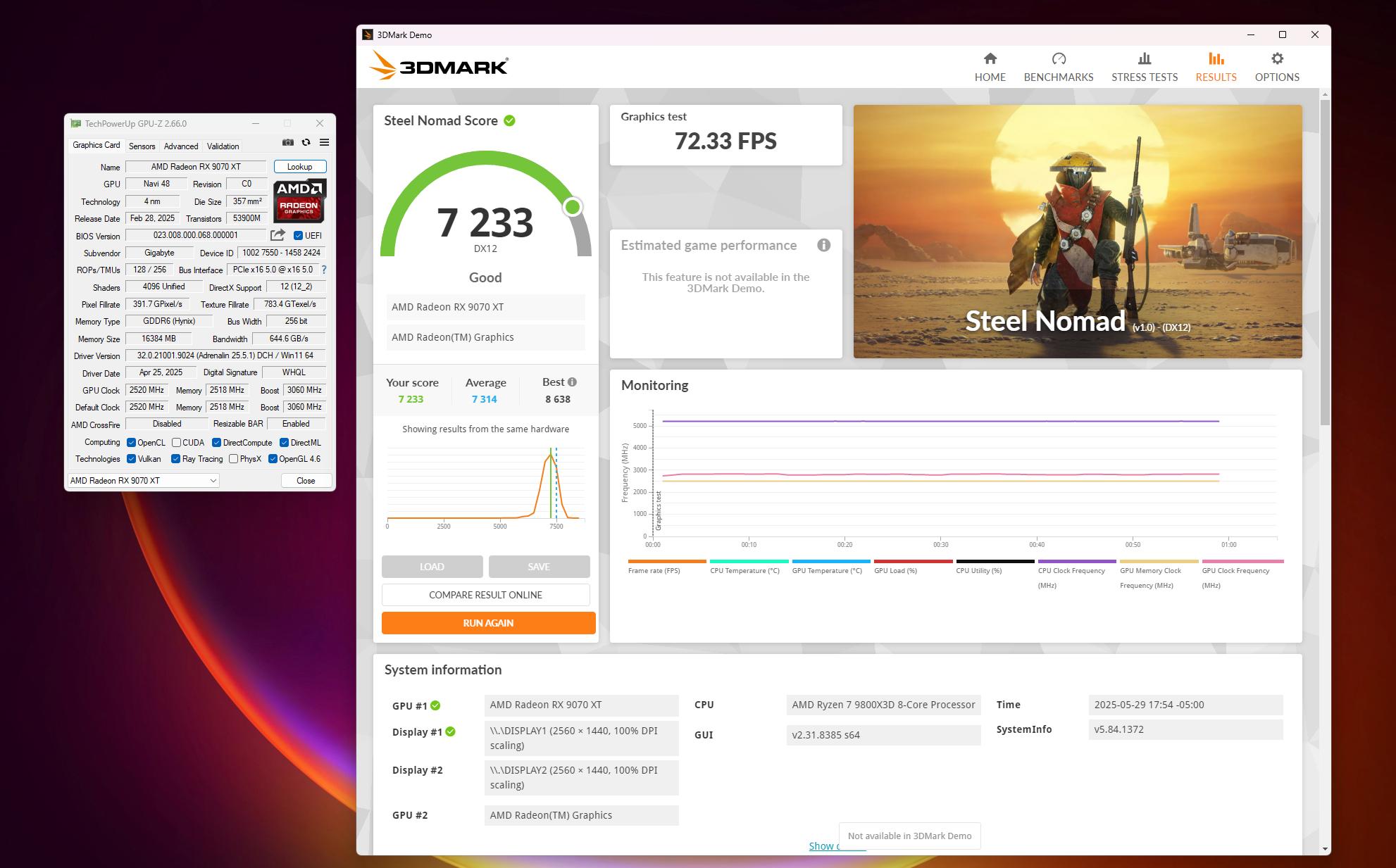 GIGABYTE Gaming Radeon RX 9070 XT 16GB Gaming OC
