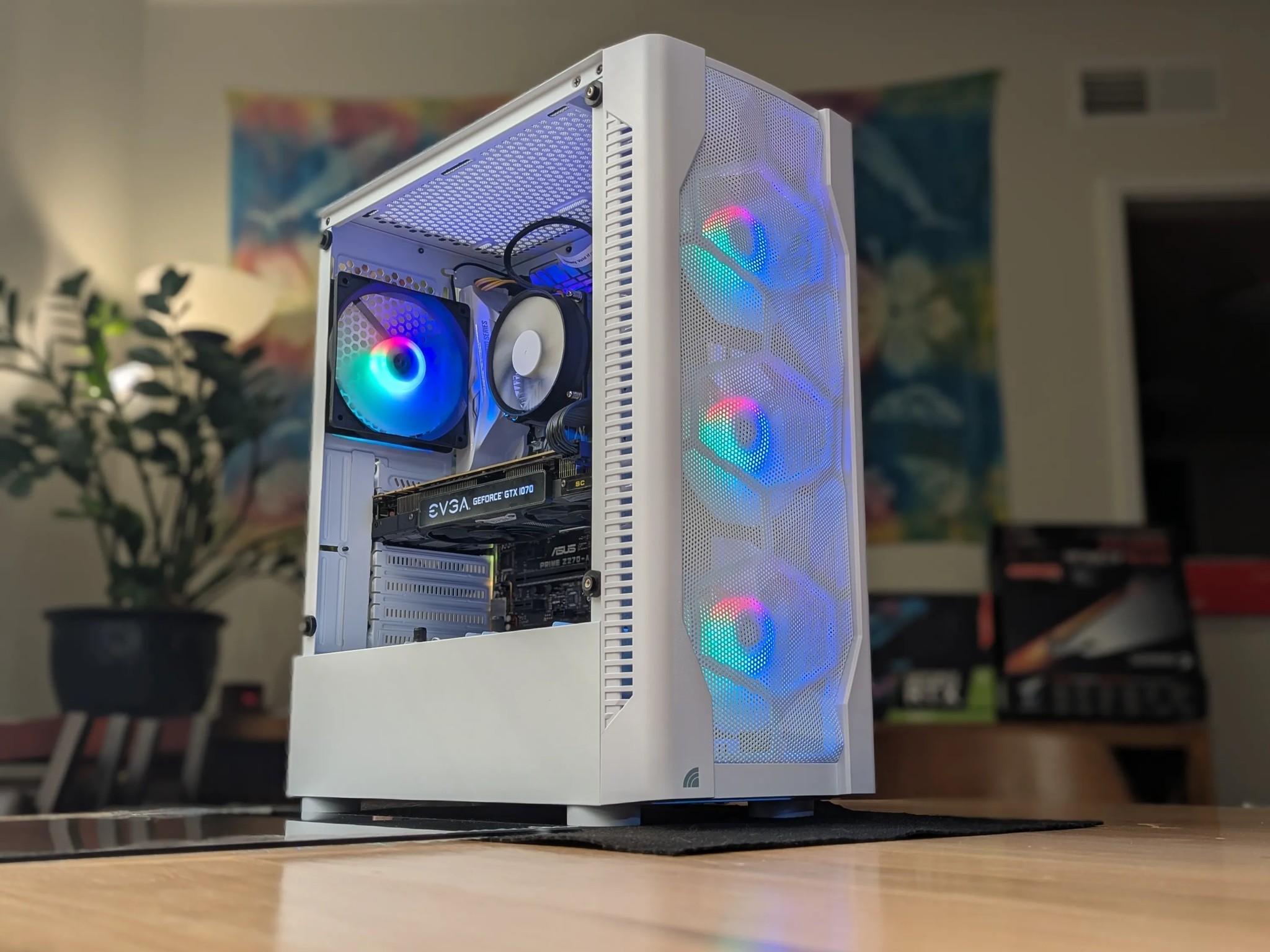 💠 Altair - White Gaming PC | GTX 1070 | i5-7500 | 16GB RAM | 512GB NVMe | WiFi & Windows 10 💠