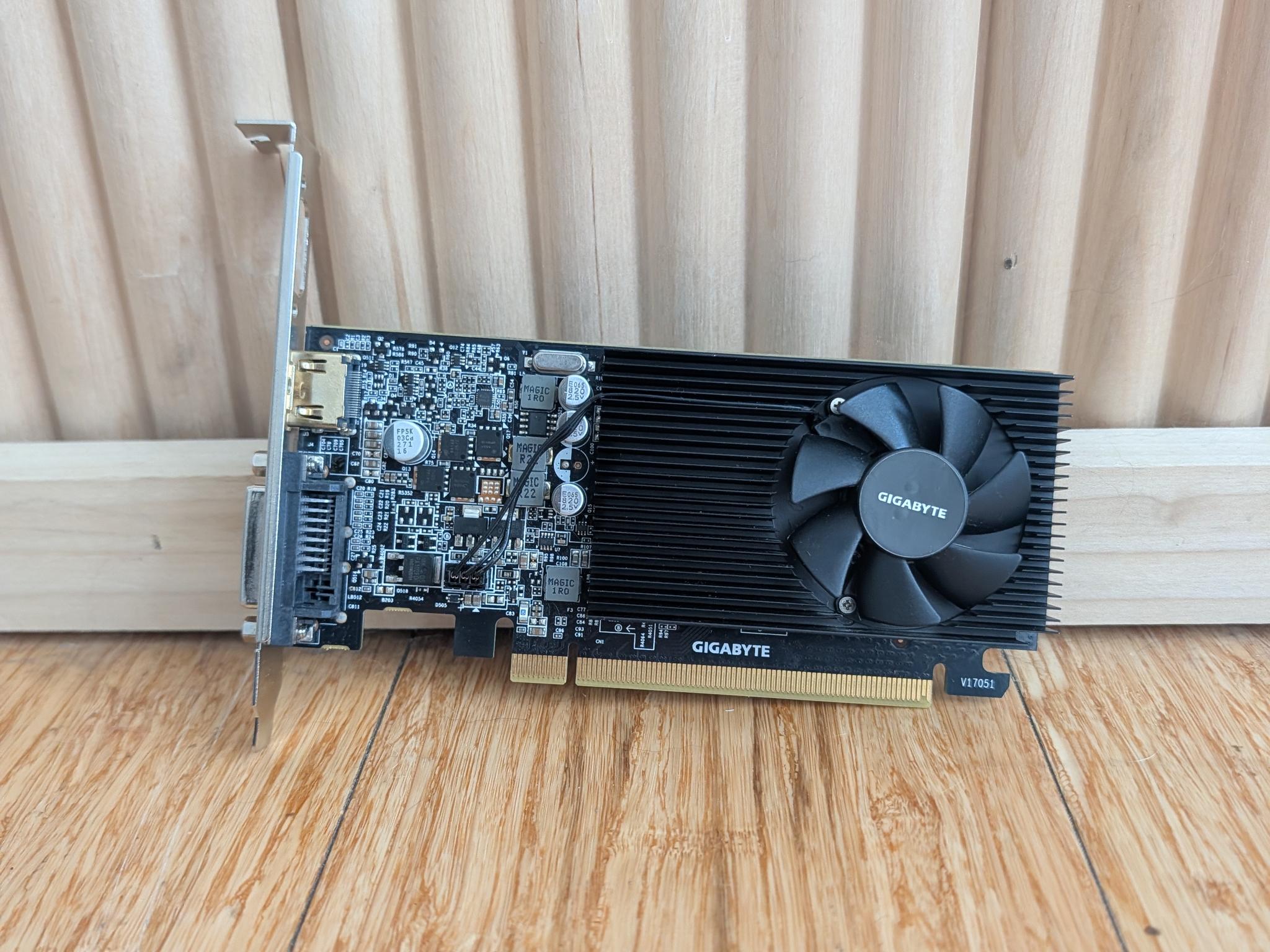 GIGABYTE GeForce GT 1030 GDDR5 2GB