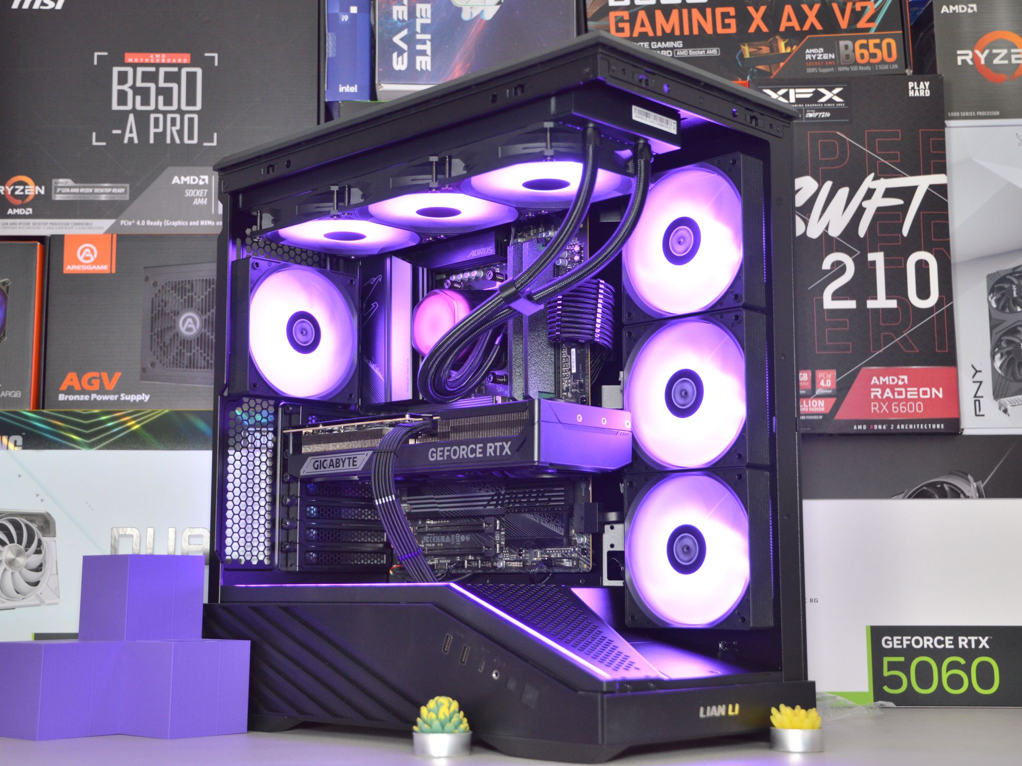 ⚫🧊 | RTX 5080 16GB | RYZEN 9 7900X | 32 GB DDR5 RAM | 2TB NVME SSD | Shadow Glacier |
