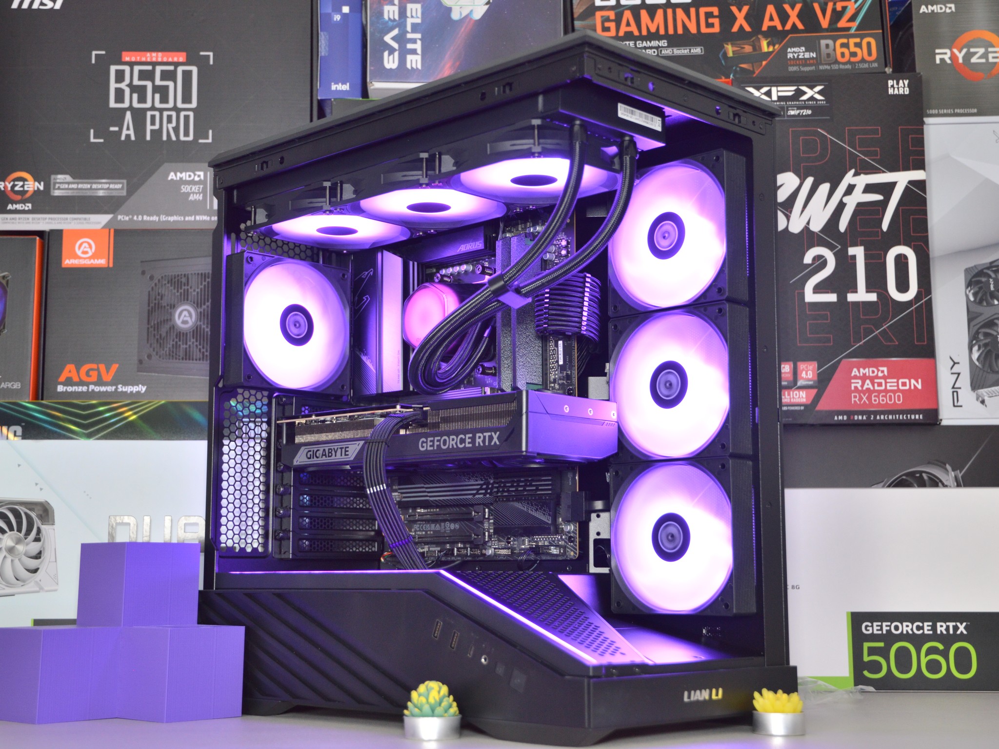 ⚫🧊 | RTX 5080 16GB | RYZEN 9 7900X | 32 GB DDR5 RAM | 2TB NVME SSD | Shadow Glacier |