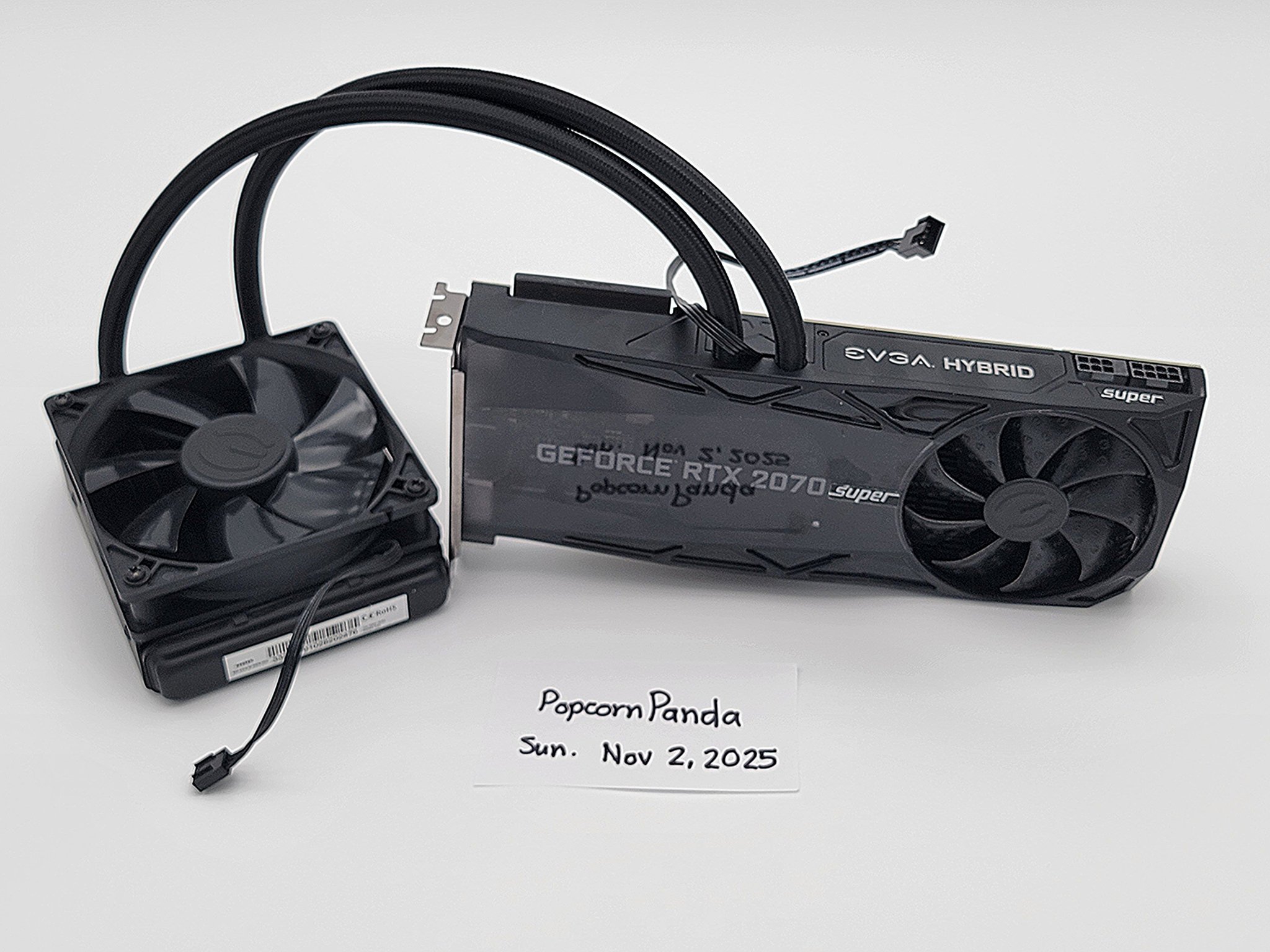 Used EVGA RTX 2070 Super XC Hybrid Water Cooled Graphics Card