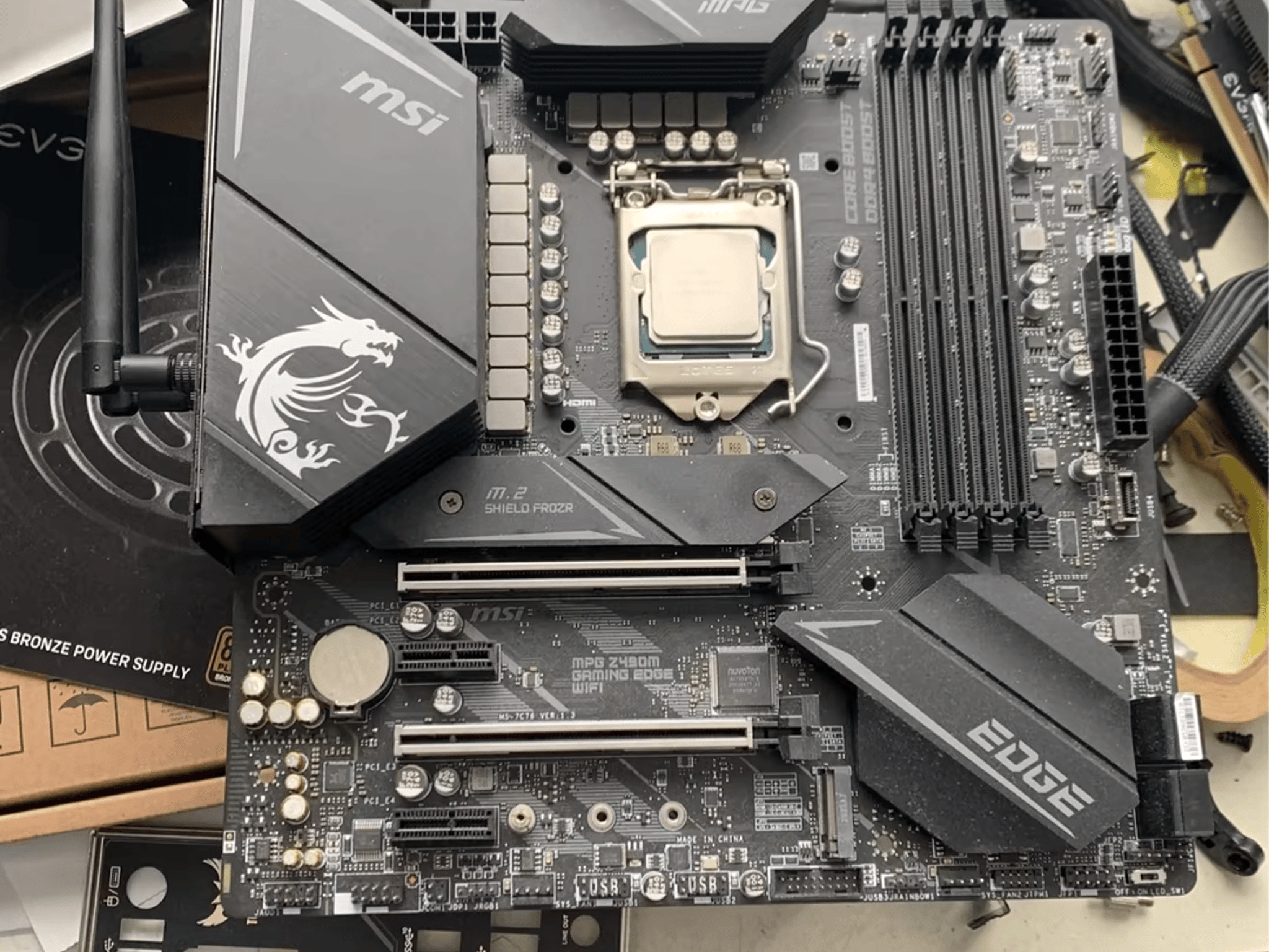 Intel i7-10700K and MSI MPG Z490-M Gaming Edge Wifi motherboard
