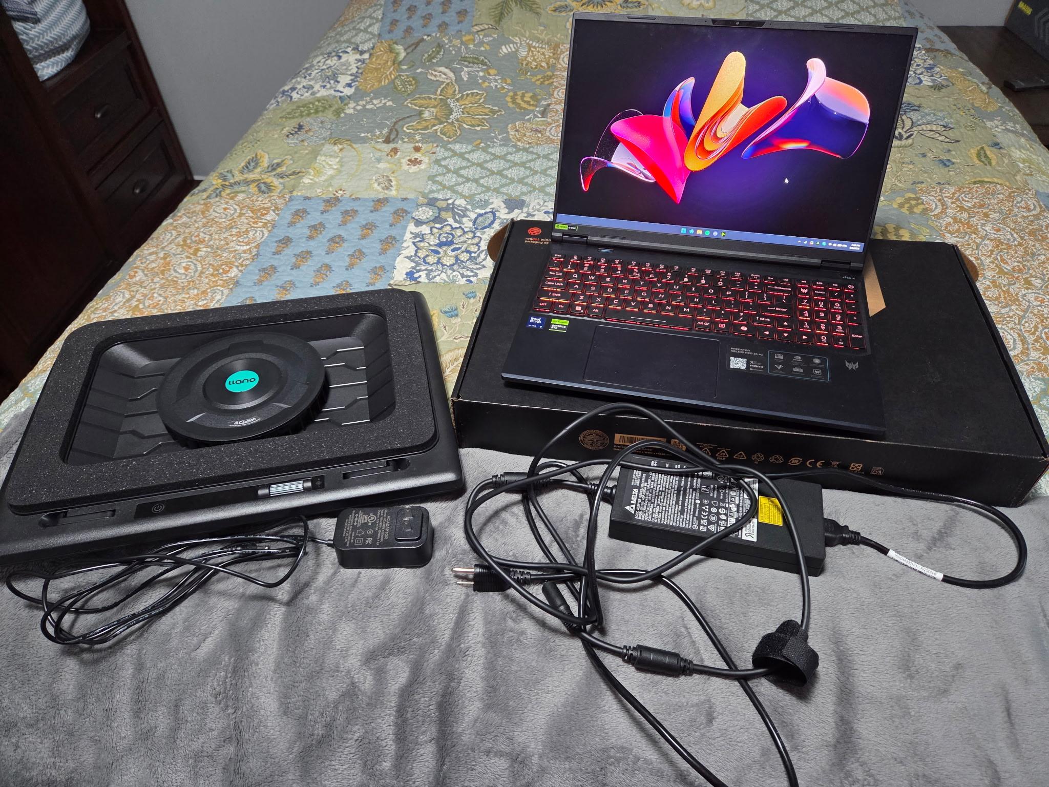 Acer Predator Helios Neo 16 AI (2025) Gaming Laptop + Cooling Pad
