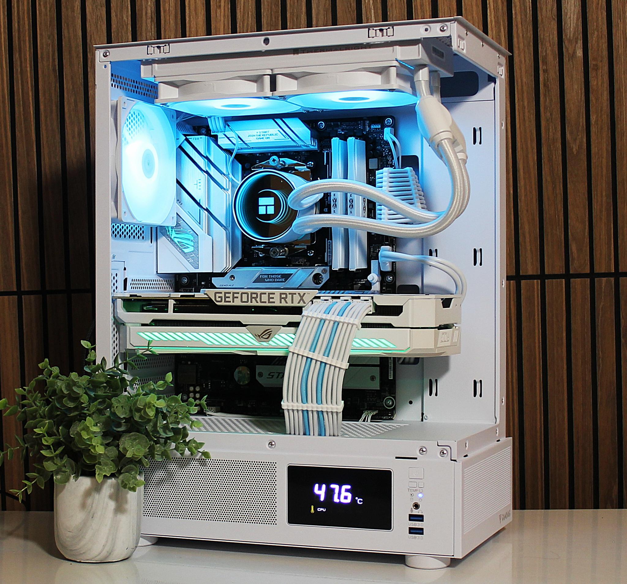 ❄️ALL WHITE Gaming PC ❄️| RTX 3080 10GB💻| DDR5 | 32GB RAM | WiFi/BT | Windows 11 | 1TB |