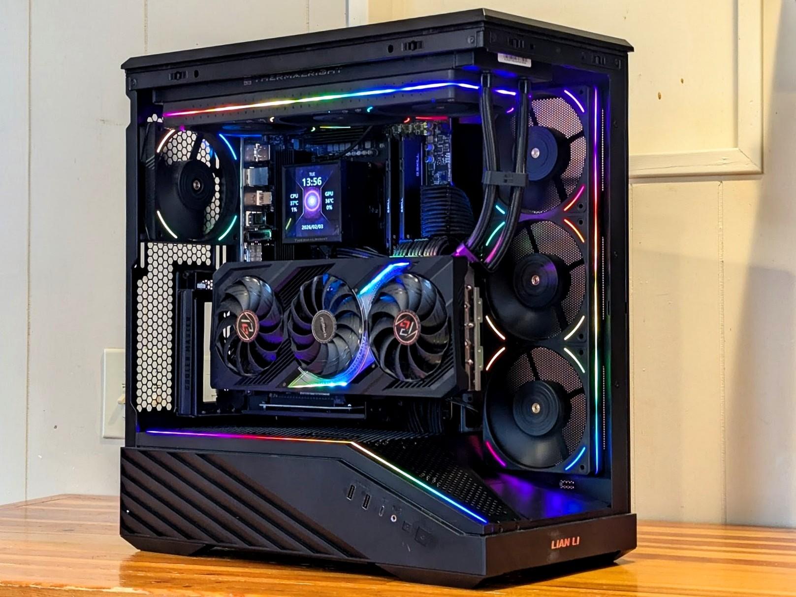 🌑 Ryzen 7 7800X3D + RX 7900 XTX | 32GB DDR5 | 2TB SSD | Stealthy ARGB Build 🌑