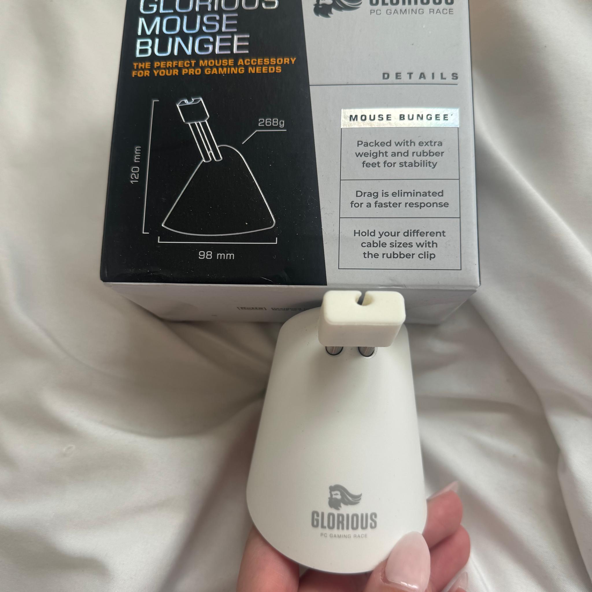 Rare Glorious Mouse Bungee - White