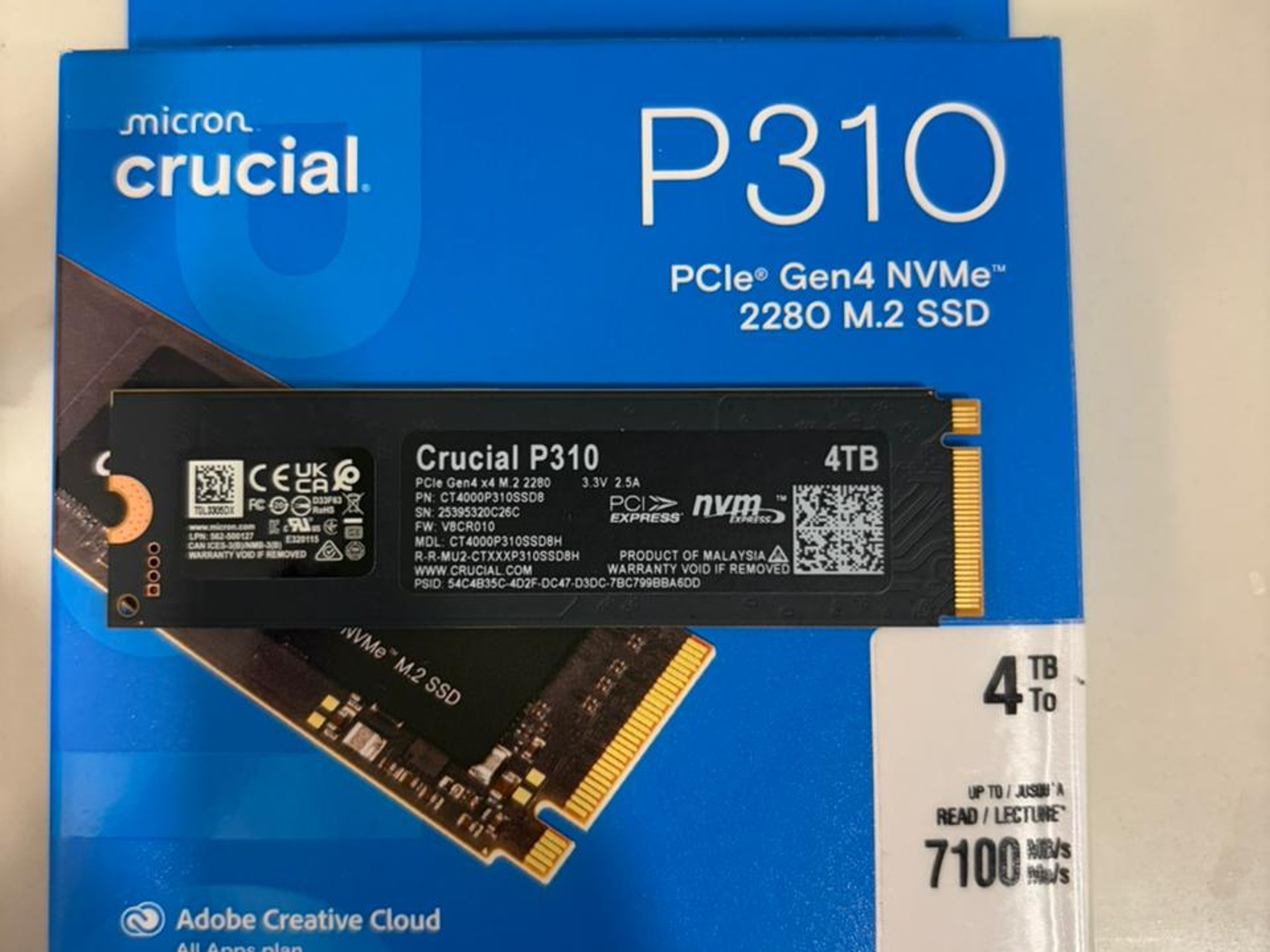 CRUCIAL P310 4TB