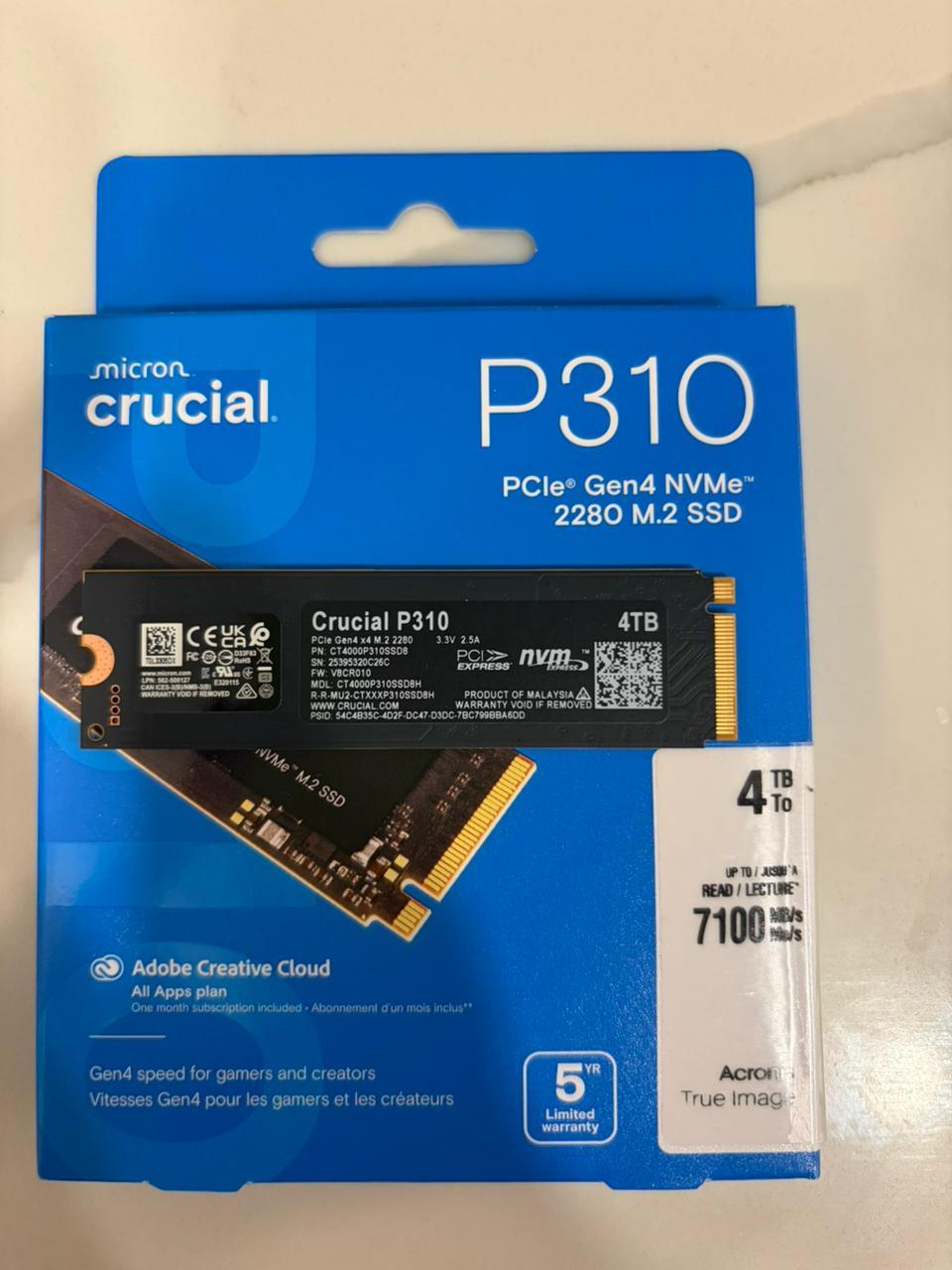 CRUCIAL P310 4TB