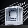 Clearance JONSBO D400 White ATX Mid Tower Case OEM Curved Glass - New