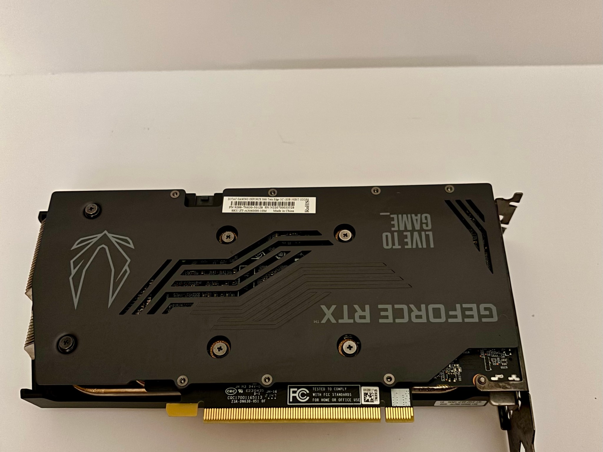 ZOTAC GAMING Twin Edge GeForce RTX 3060 12GB