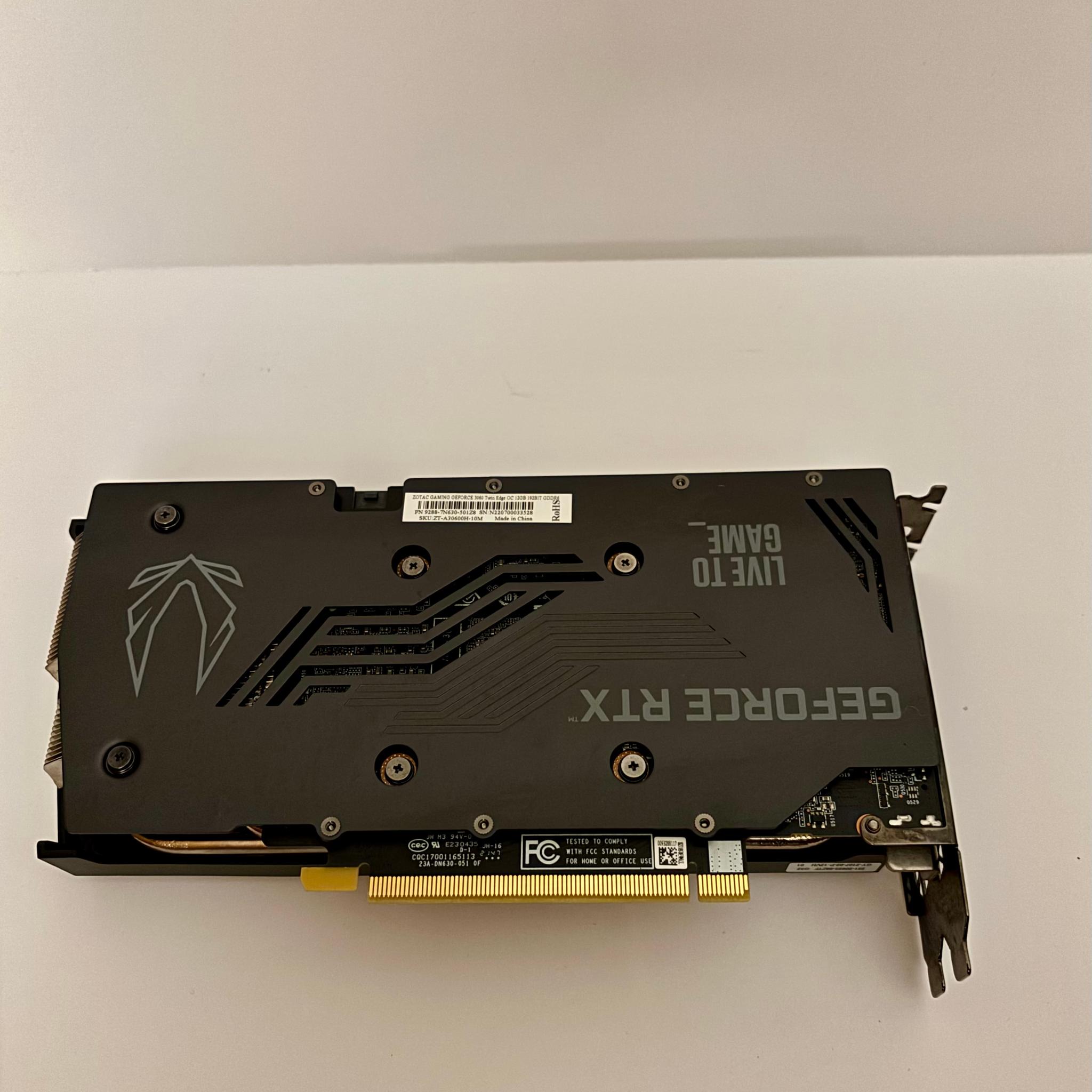 ZOTAC GAMING Twin Edge GeForce RTX 3060 12GB