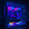 RTX 3070ti-Ryzen 7 5800xt-32GB DDR4 3200-1 TB NVME White Compact Gaming PC