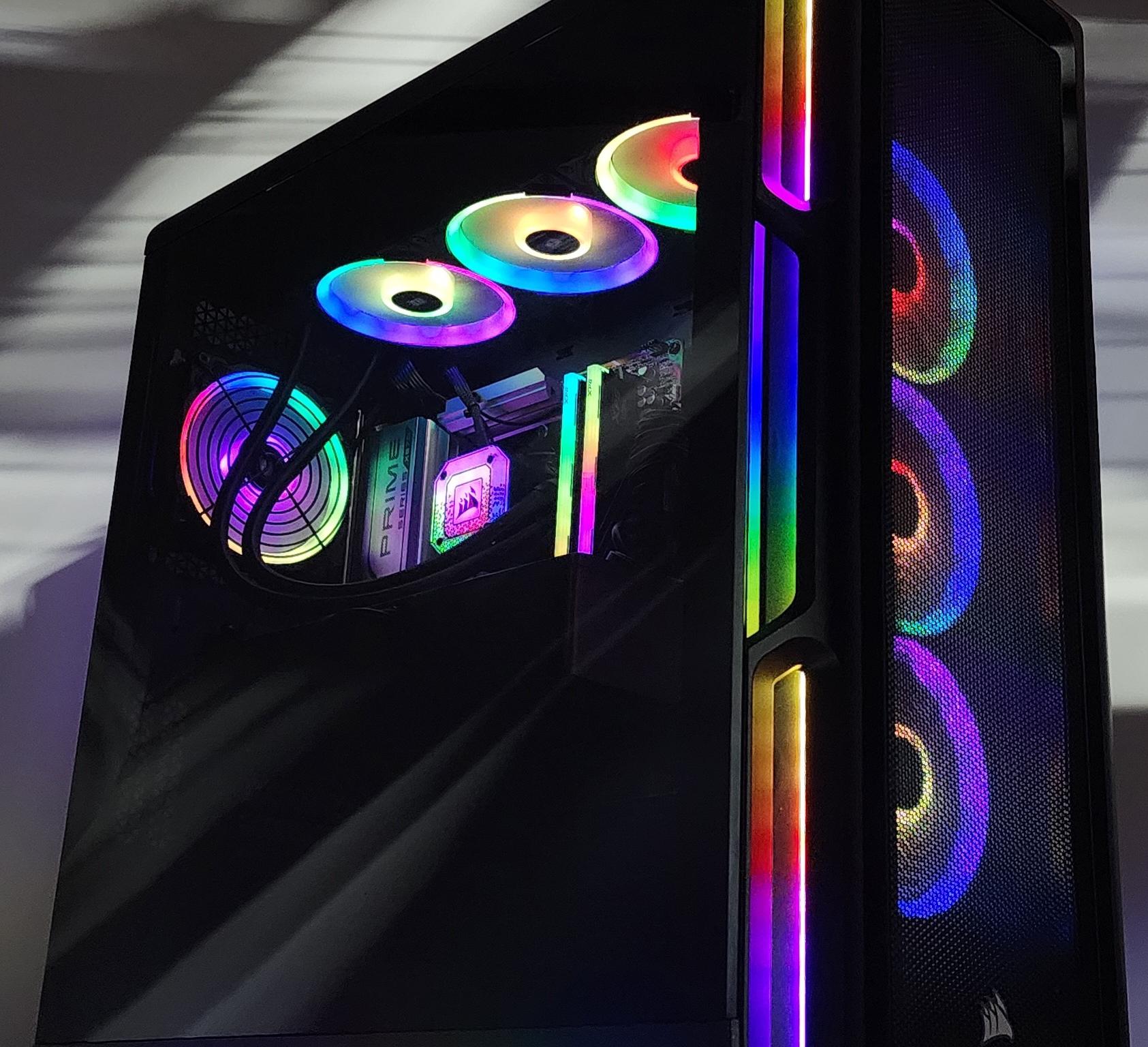 Gaming PC Ryzen 9 7950X3D 32GB RAM 2TB SSD RTX 4070 Ti SUPER 16GB Win11 Computer