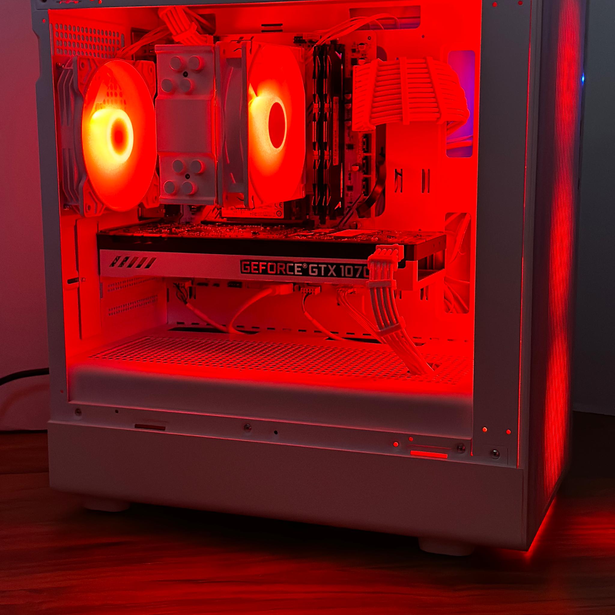 GTX 1070 | Ryzen 5 2600x | 16GB DDR4 | 1.26TB | Windows 11 | Office 2024 | WiFi | Custom Gaming PC