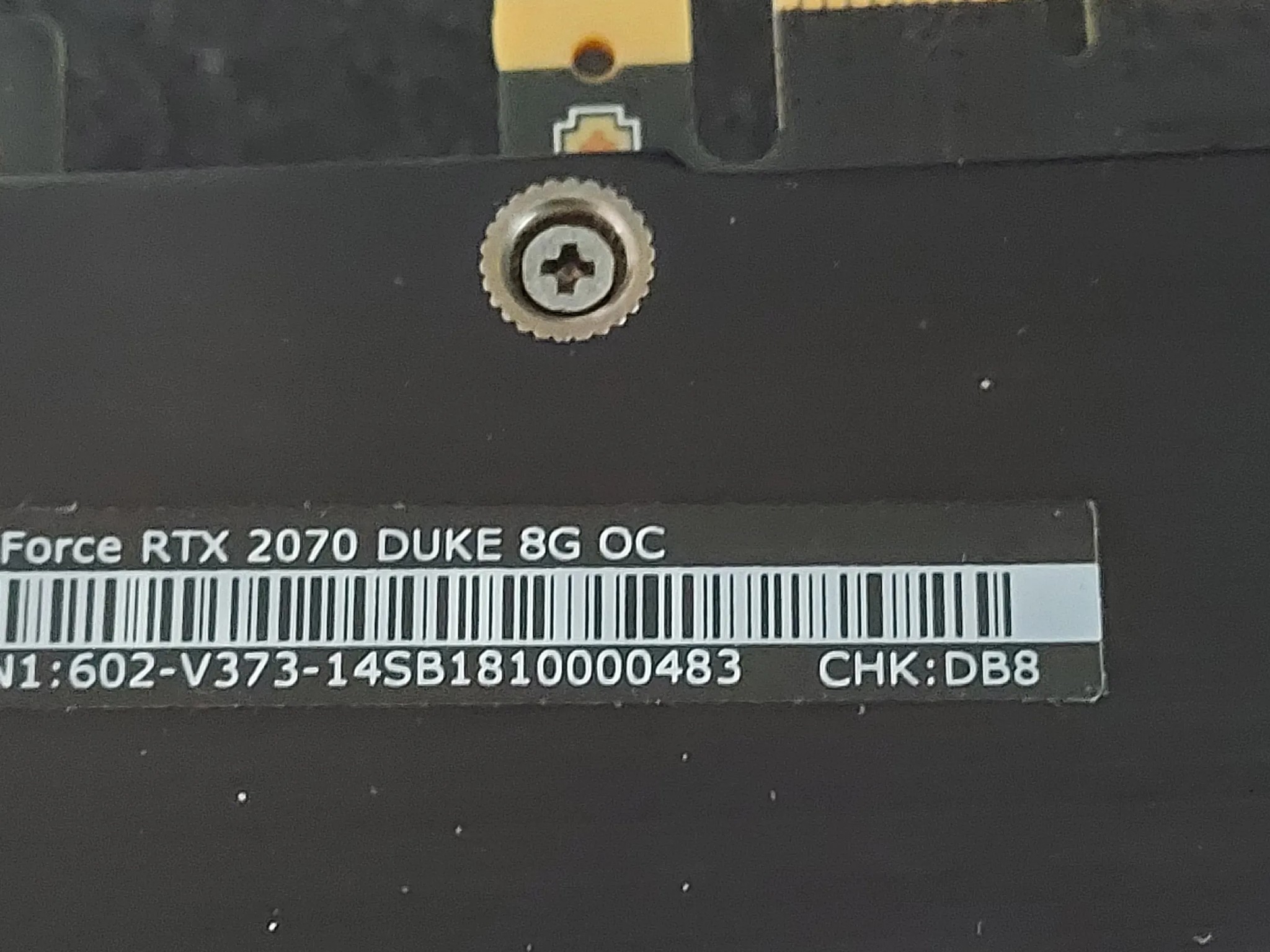 MSI 2070 8GB Duke Refurbished