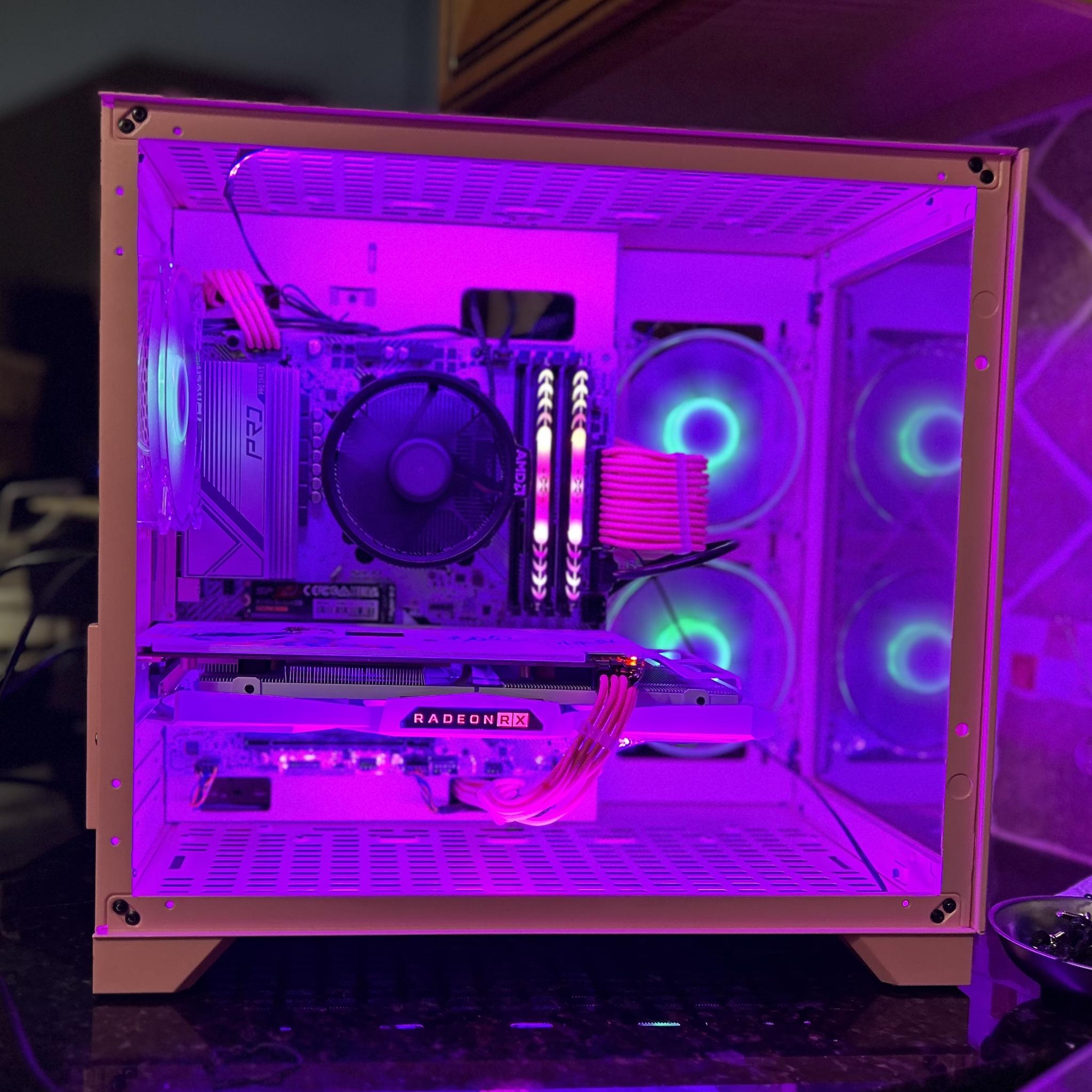 Palworld ready...White and Pink Gamer PC  (NEW upgraded GPU)