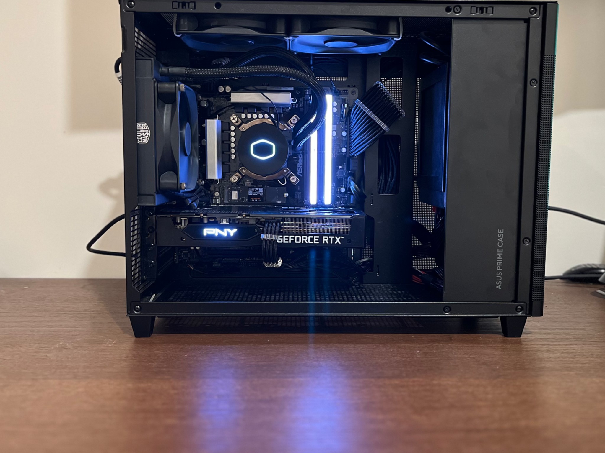 Intel i7 13700F | RTX 3060 Ti | Midnight Moon ⚫️🌙 Gaming PC