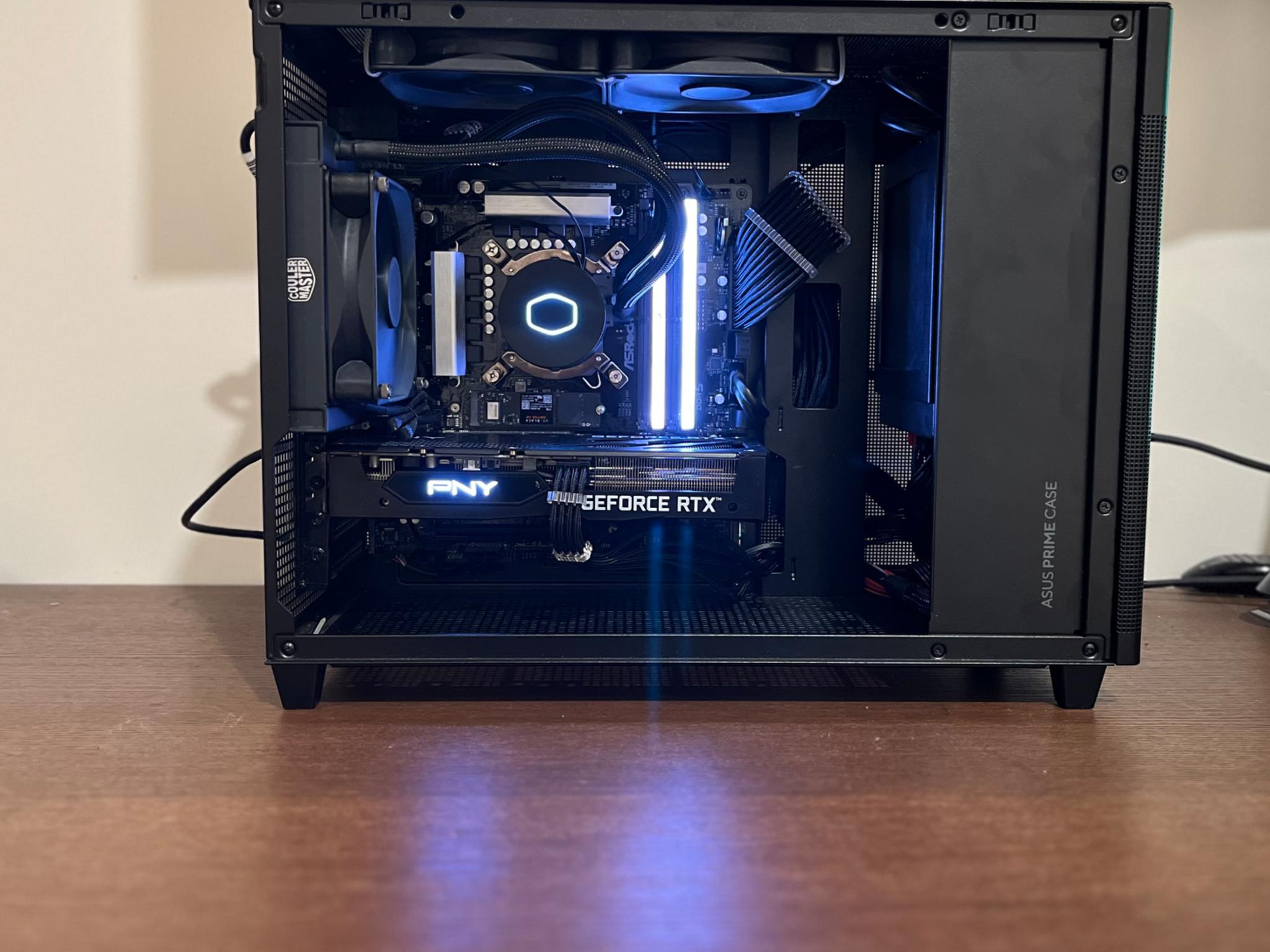 Intel i7 13700F | RTX 3060 Ti | Midnight Moon ⚫️🌙 Gaming PC