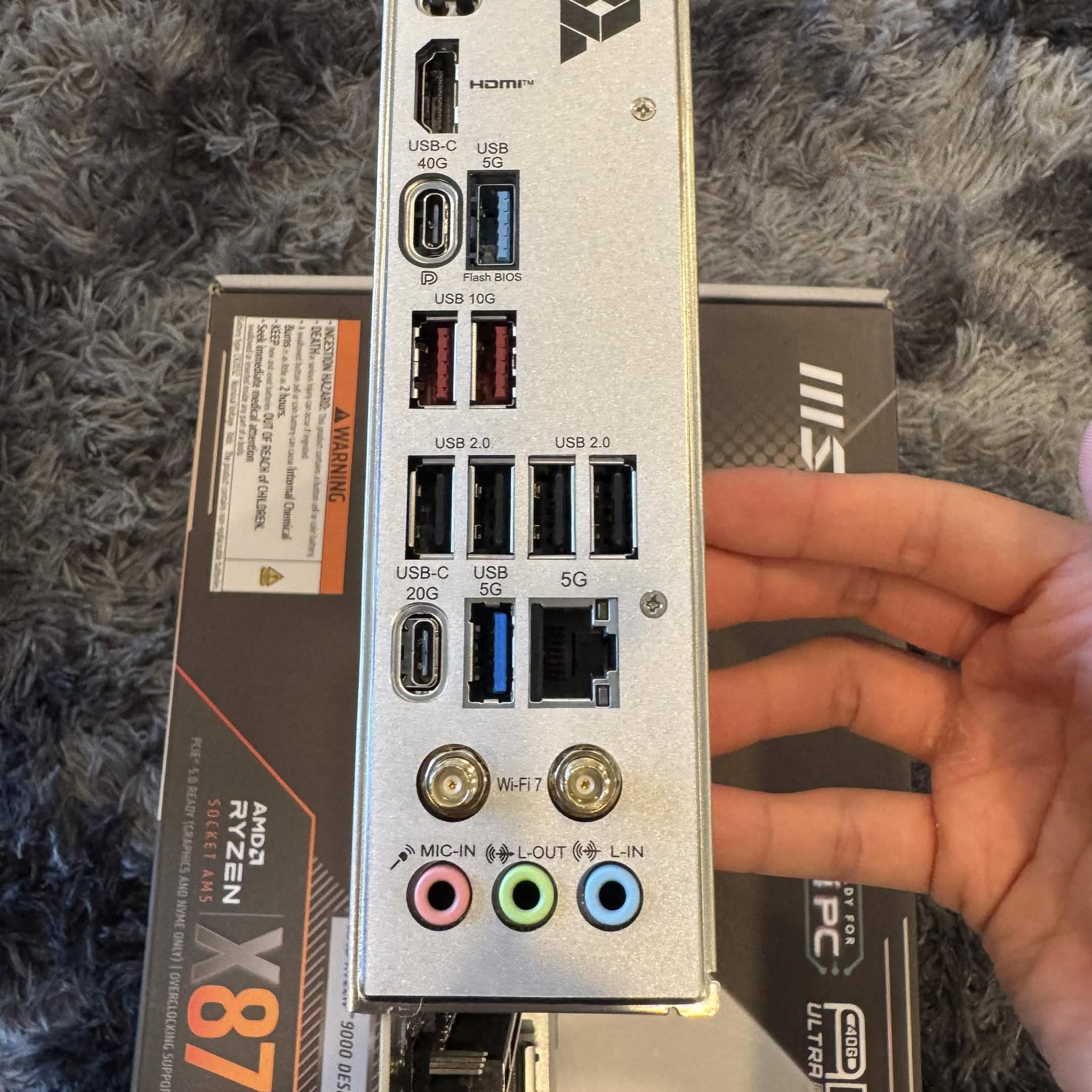 MSI PRO X870-P WIFI Motherboard, ATX - Supports AMD Ryzen 9000 / 8000 / 7000 Processors