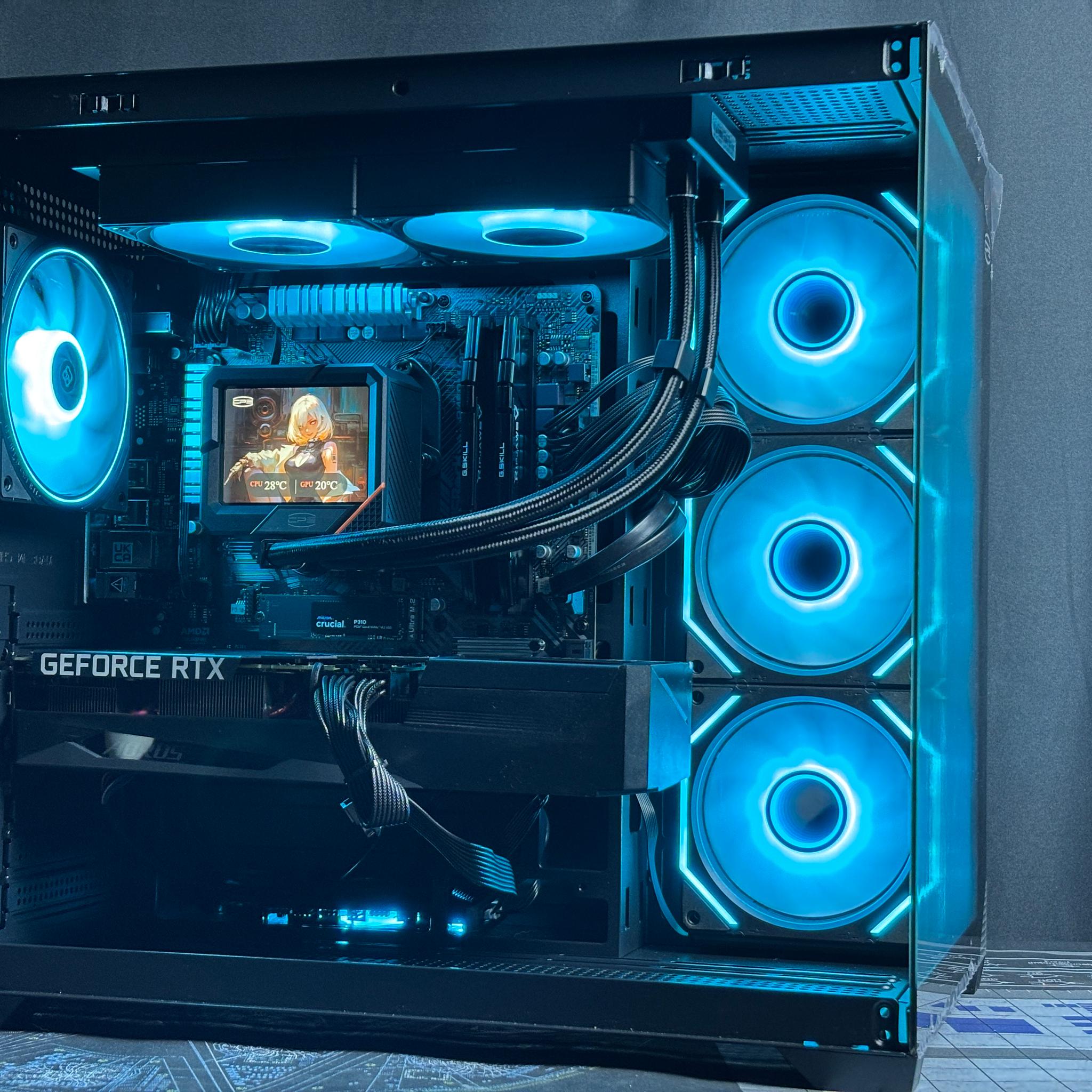 🧡BLAZING PC🧡RTX 3060 Ti | Ryzen 5 5500 | 32gb DDR4 | 1 TB M.2 SSD🔥
