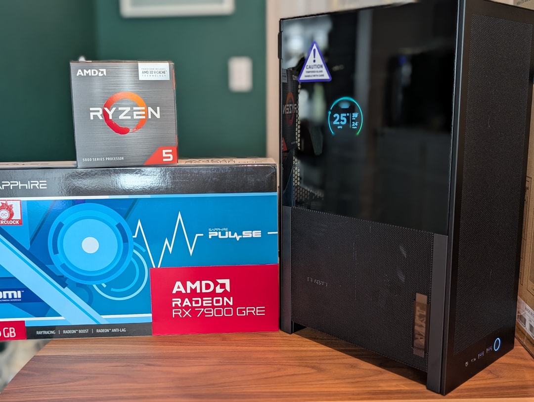 AMD Mini Itx RGB Gaming PC - 5600X3D | 7900 GRE 16GB | 32GB RAM
