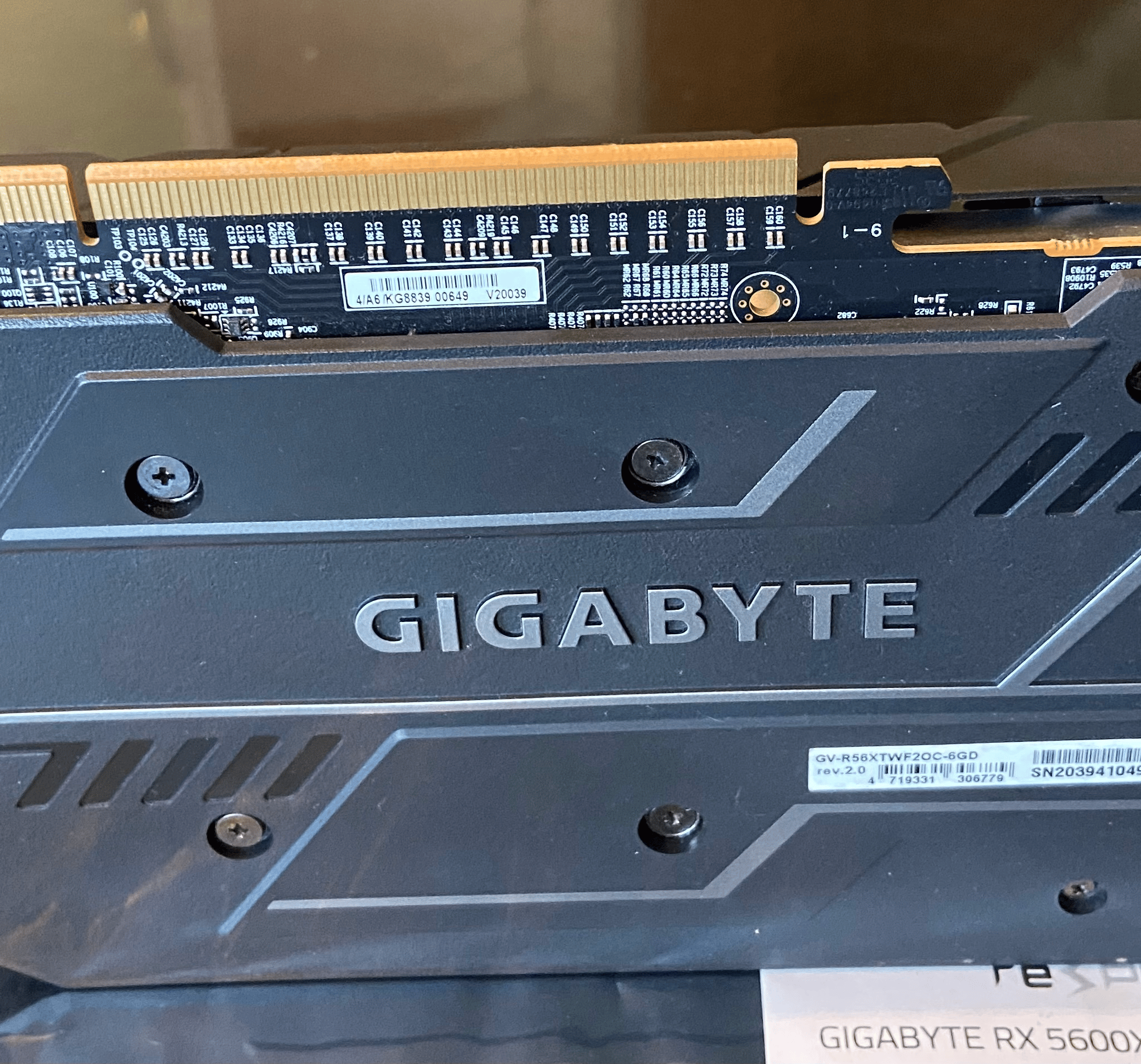 Gigabyte Windforce OC RX 5600xt 6GB GPU