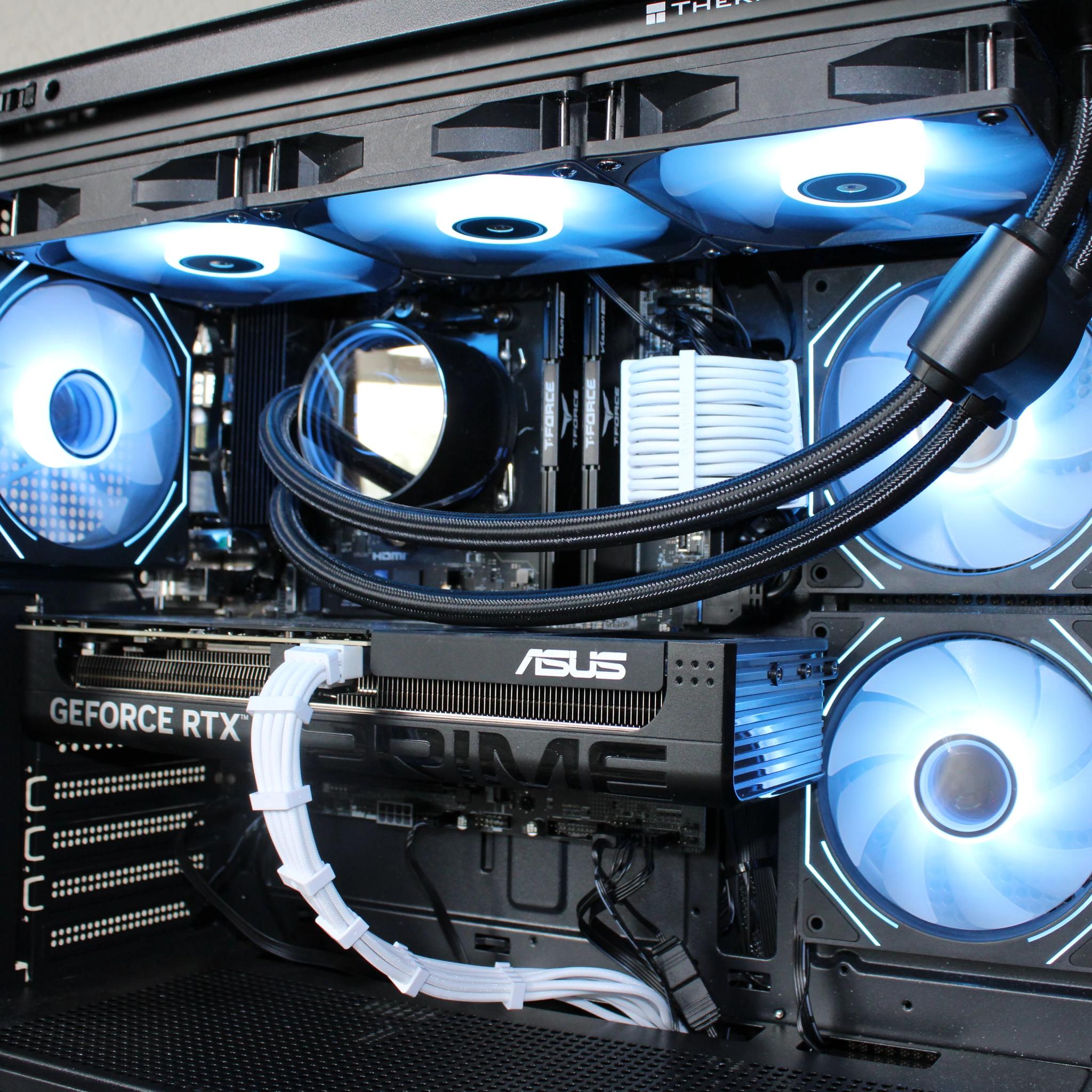 ASUS RTX 5060 TI | Ryzen 7500X3D | Thermalright 360 | 32GB DDR5 | EVGA G5 1000W | Segotep Airf...