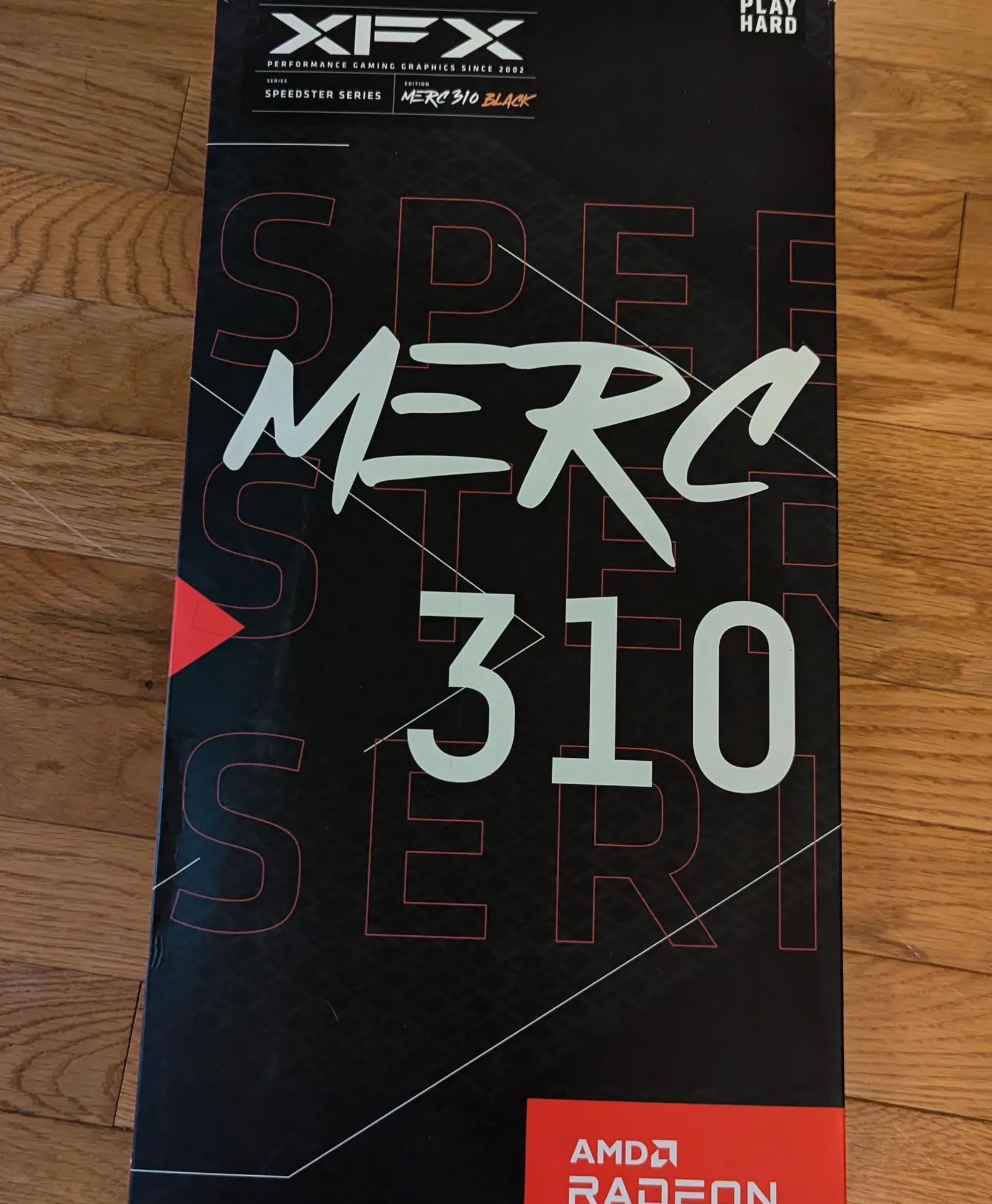 XFX 7900 xtx with included support bracket
