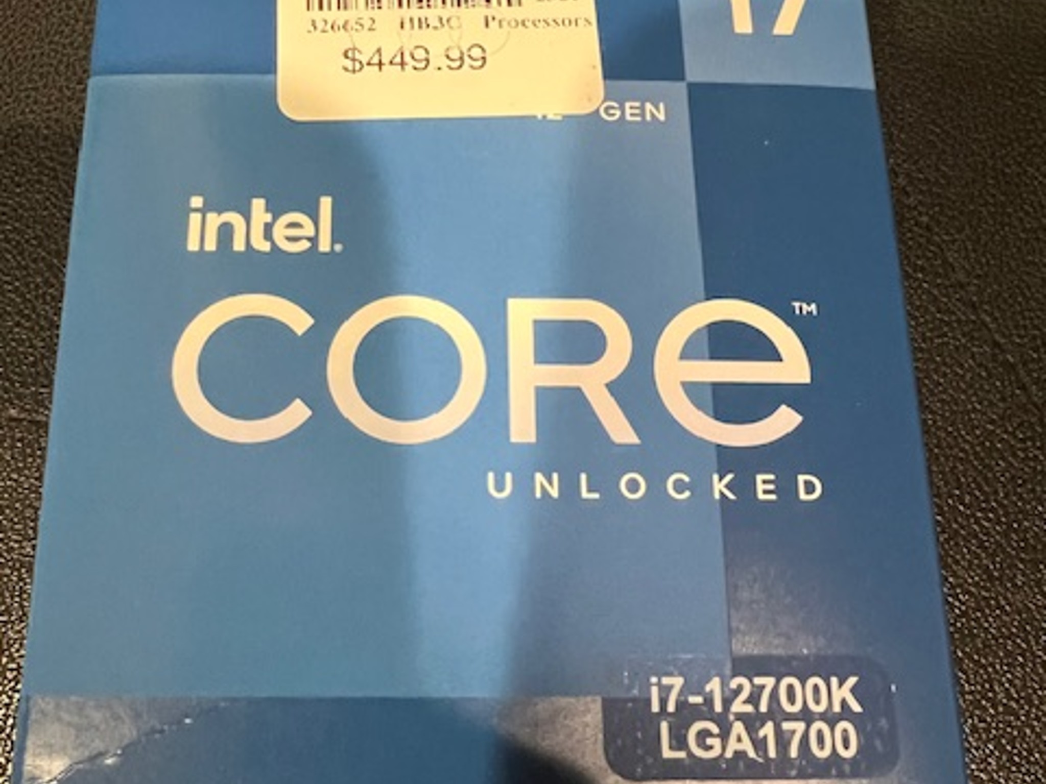 Intel Core i7-12700K Alder Lake 3.6GHz Twelve-Core LGA 1700 Boxed Processor