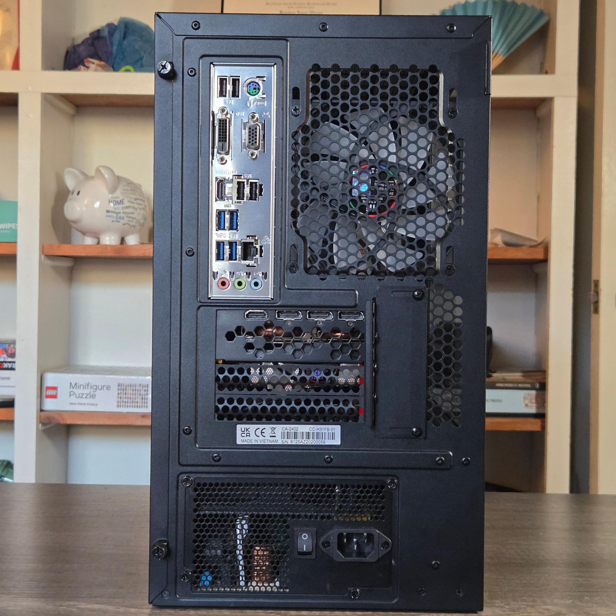 1440P Red + Black Gaming PC | Ryzen 5 | RTX 3070 | 16GB | 1TB | 600W | ARGB