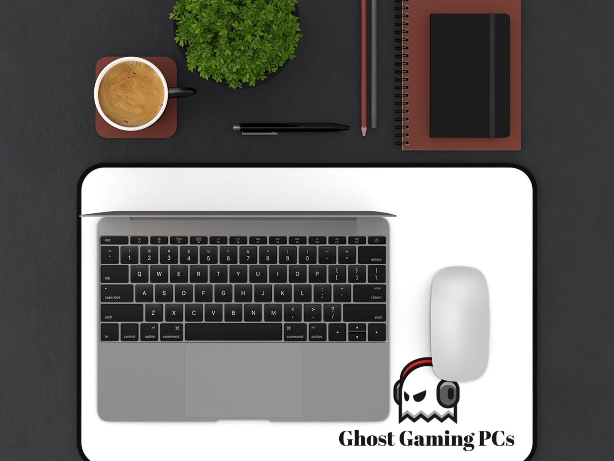 Custom Ghost Gaming PC Mouse pad