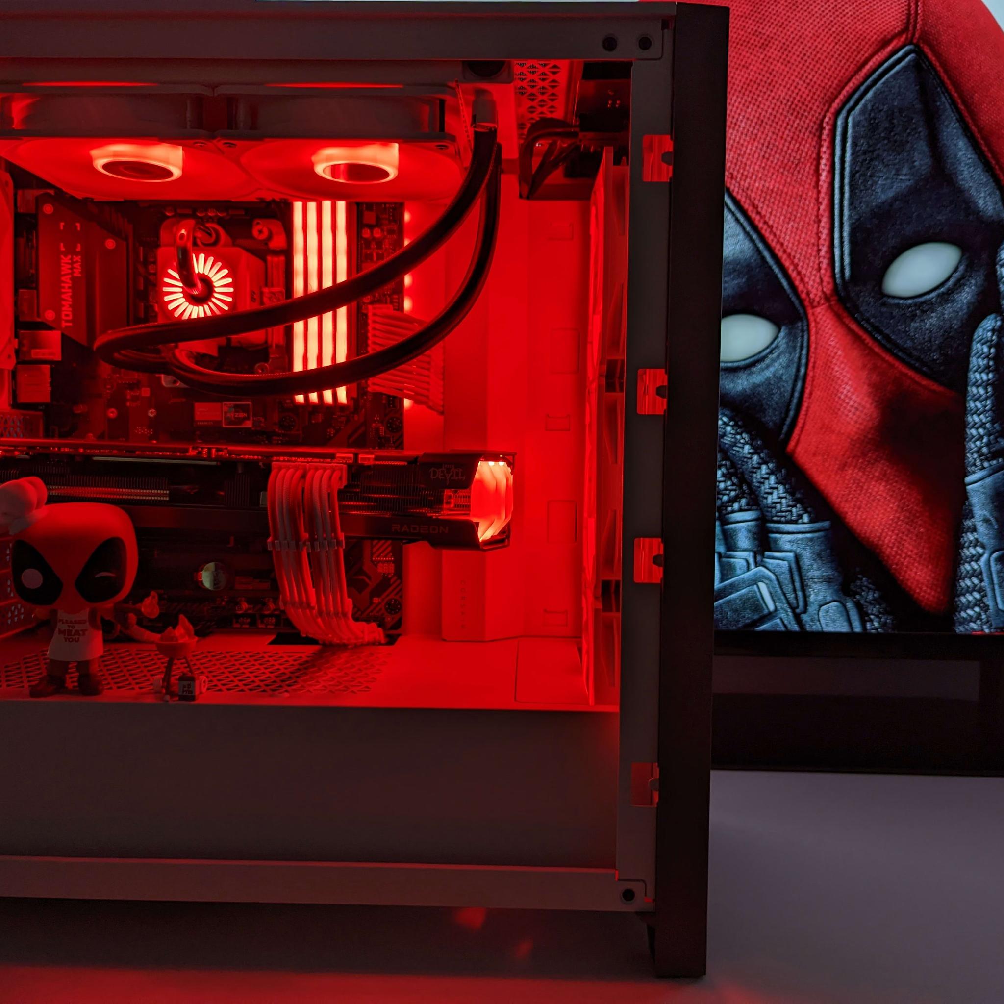  Deadpool Gaming PC - Ryzen 7 5800X , RX 6700 XT 12GB , 1TBSSD, 32GB DDR4