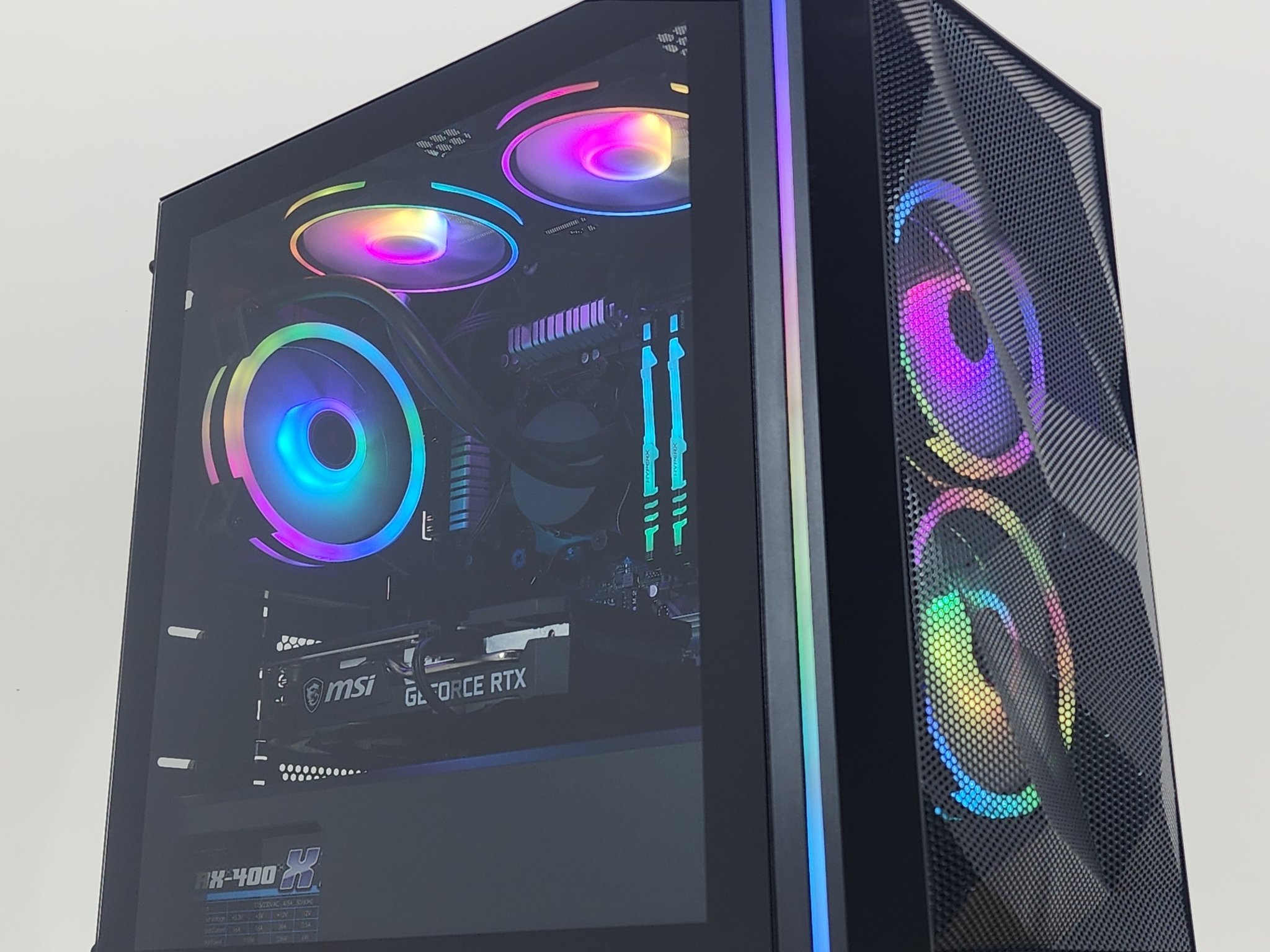 Gaming PC Ryzen 5 3600 16GB RAM 256GB SSD + 1TB HDD RTX 3050 8GB Windows 11 Computer