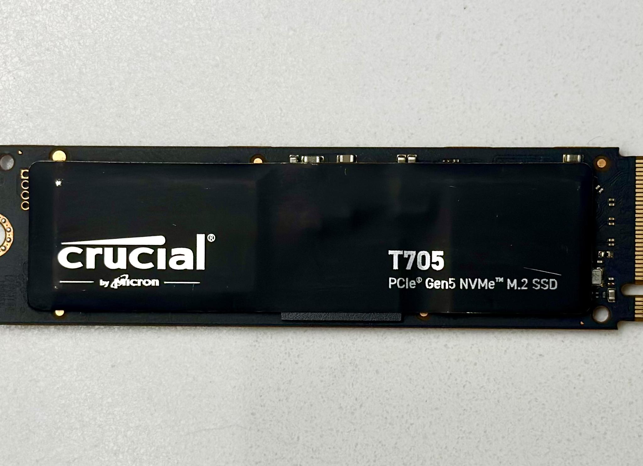 Crucial T705 4TB PCIe Gen5 NVMe M.2 SSD