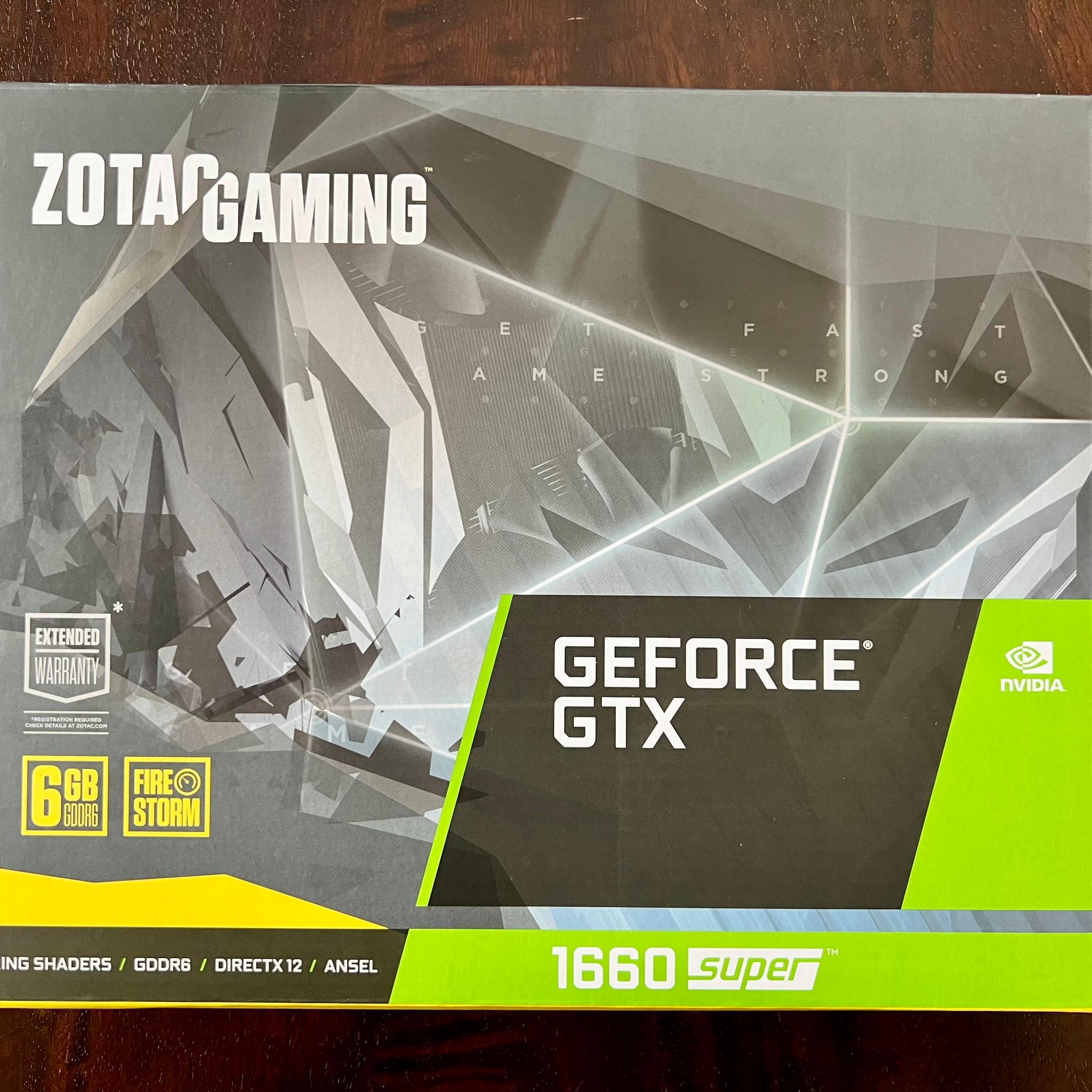 Zotac GAMING Twin Fan GeForce GTX 1660 SUPER