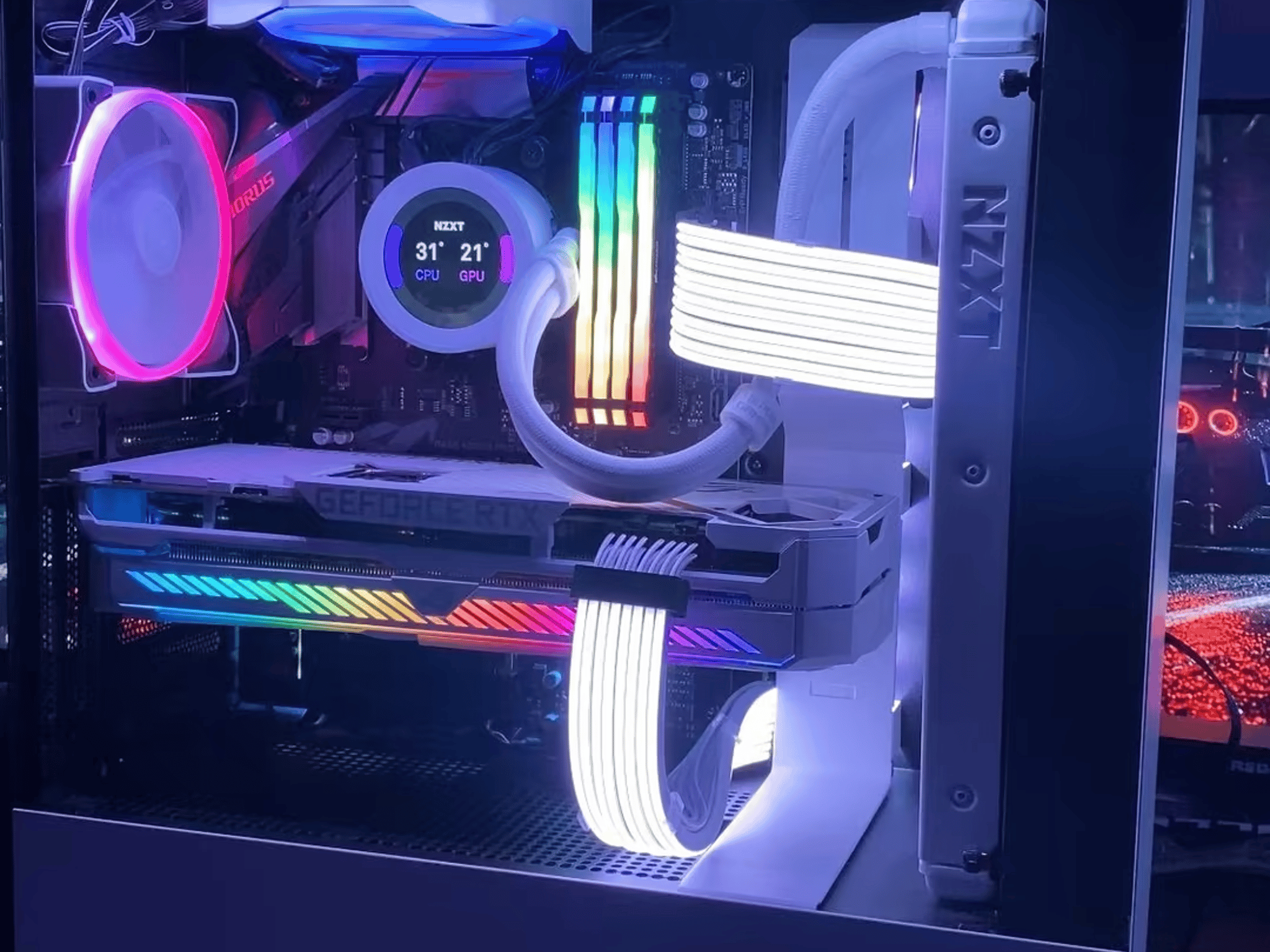White beauty. 3070 strix and Ryzen 5600x