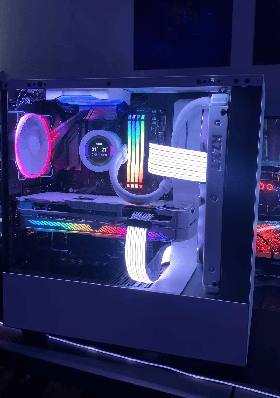 White beauty. 3070 strix and Ryzen 5600x