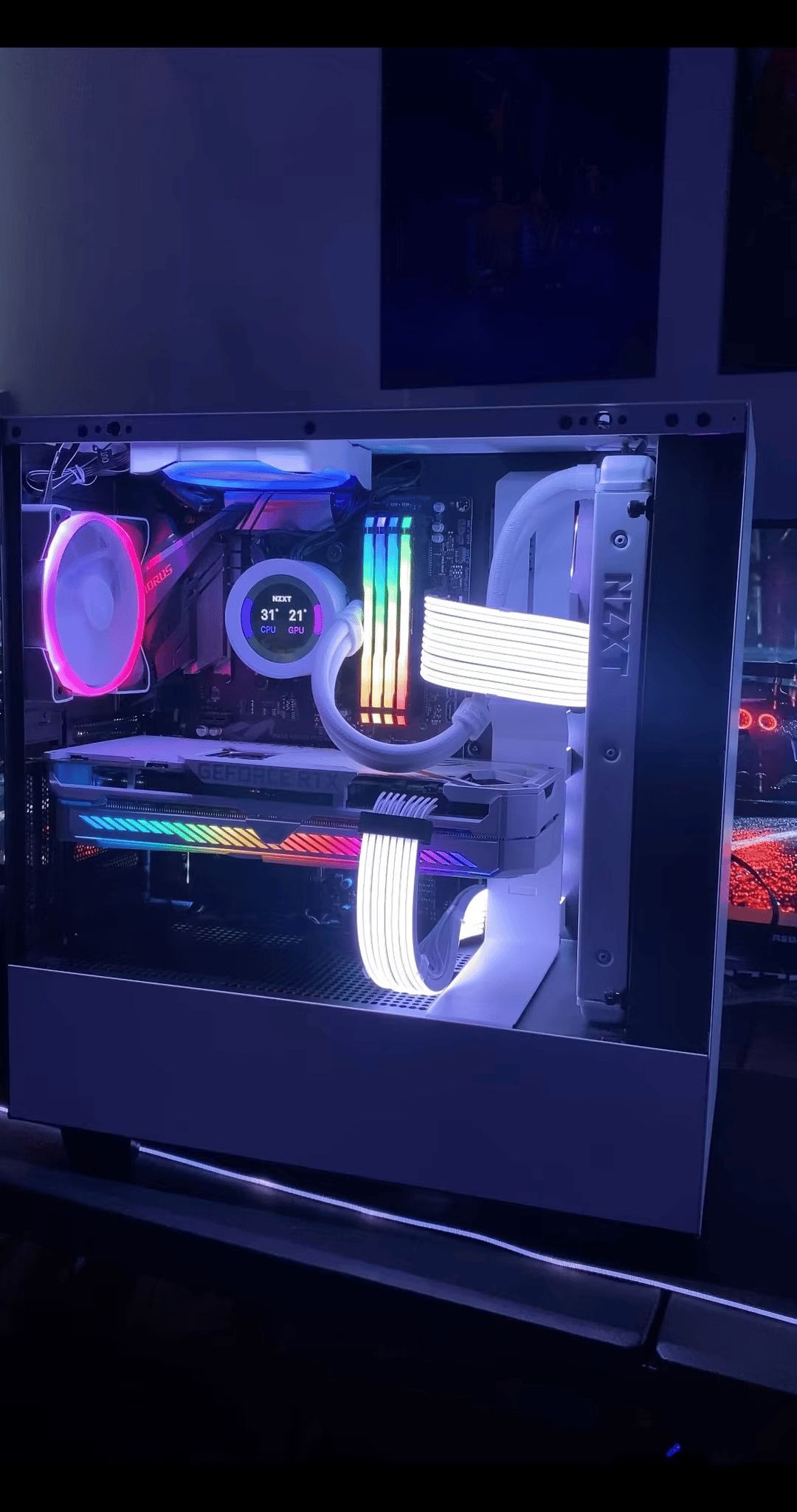 White beauty. 3070 strix and Ryzen 5600x