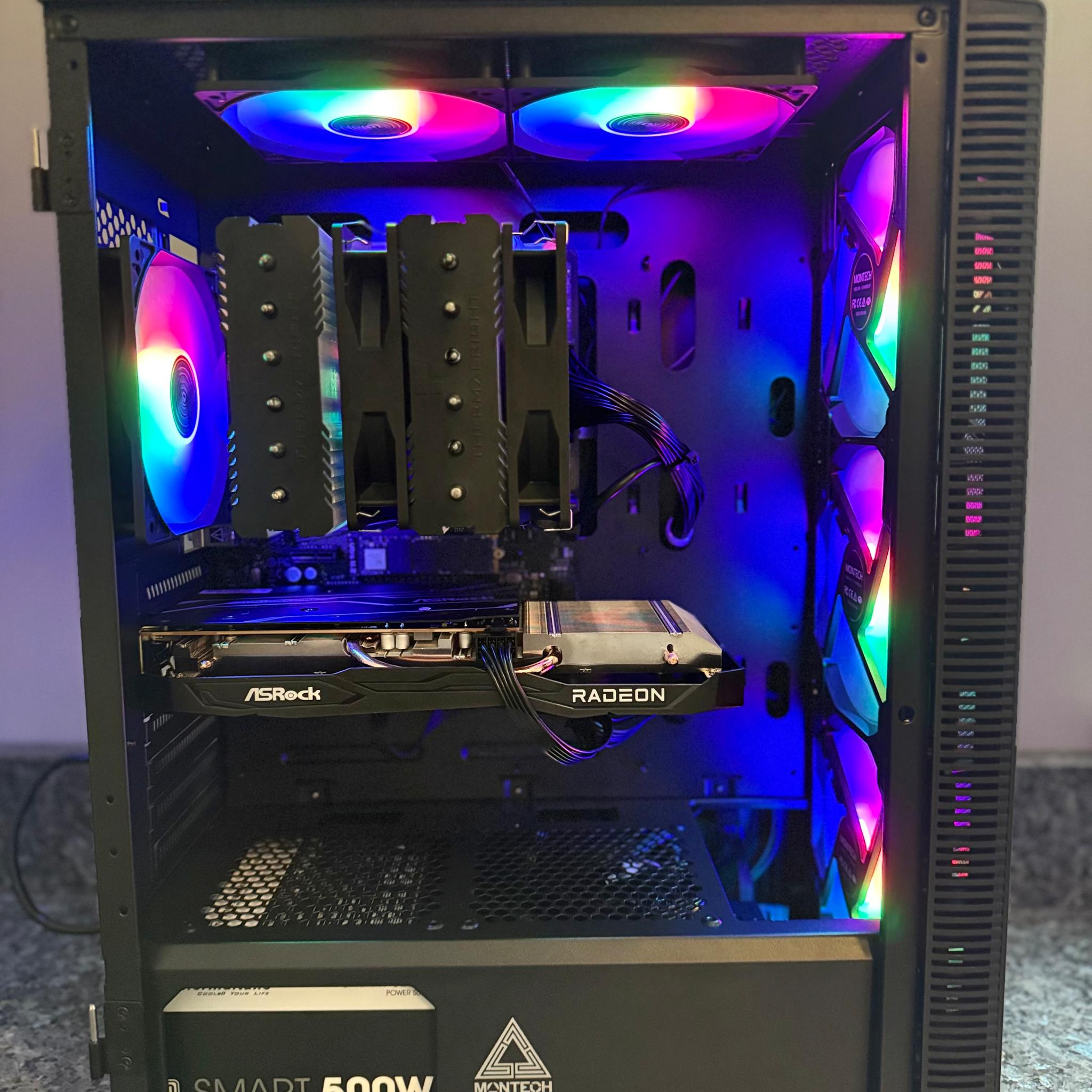 ❄️Holiday Sale❄️ | Maximum Performance Budget PC | RX 6600 | Ryzen 5 5500 | 1 TB SSD