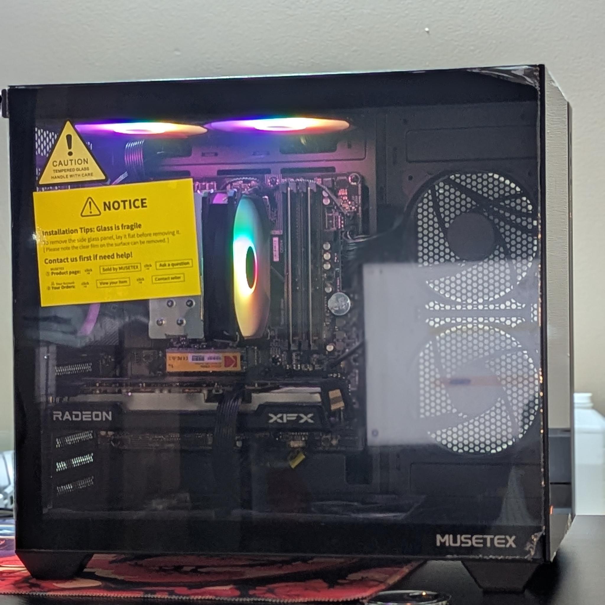 GAMING PC|AMD RYZEN 5 3600|16GB DDR4 3200|AMD RADEON RX 6600 8GB|1TB NVME SSD|WINDOWS 11 HOME ACTIVE