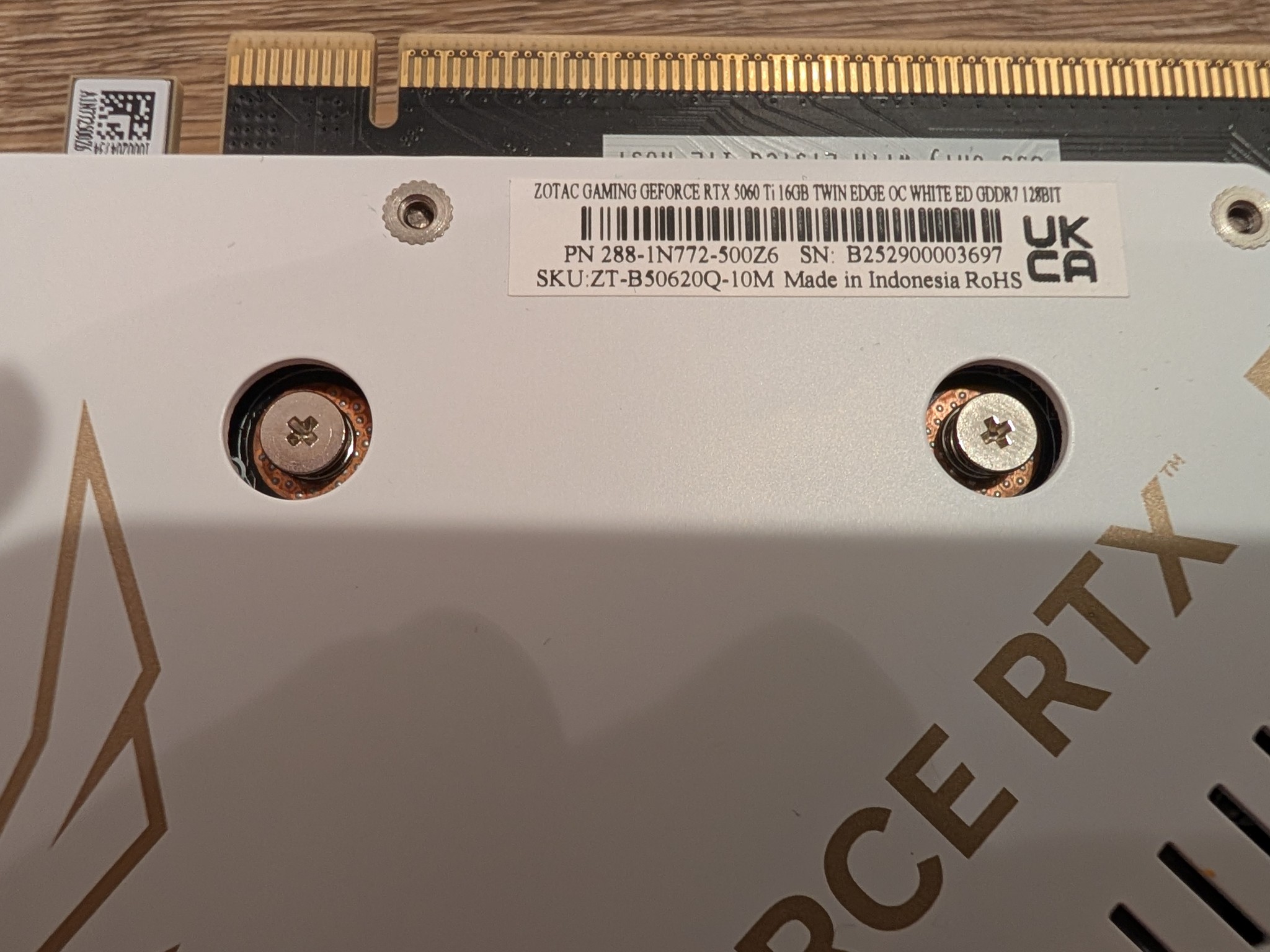 ZOTAC RTX 5060 Ti Twin Edge OC 16GB