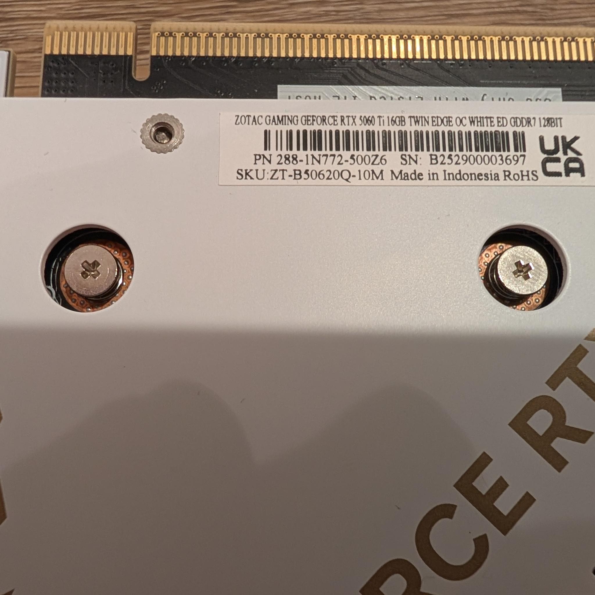 ZOTAC RTX 5060 Ti Twin Edge OC 16GB