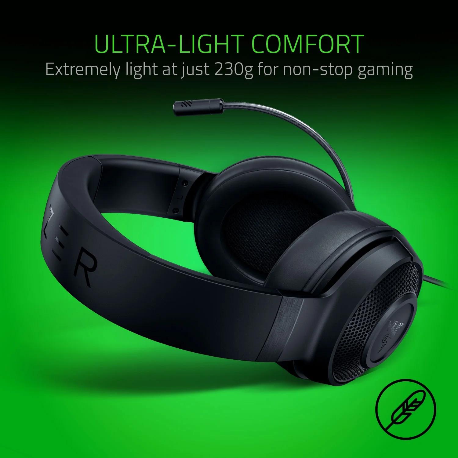 Razer Next Level Gaming Bundle [Kraken X Lite Wired Headset, DeathAdder Essential Wired Mouse, Mpad]