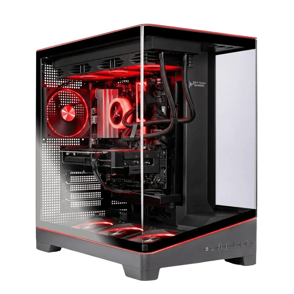 NEW & MUST GO SKYTECH HARPY Gaming PC | RX 9070XT | 32GB RGB RAM | 1TB SSD | AMD 9800X3D | Win 11