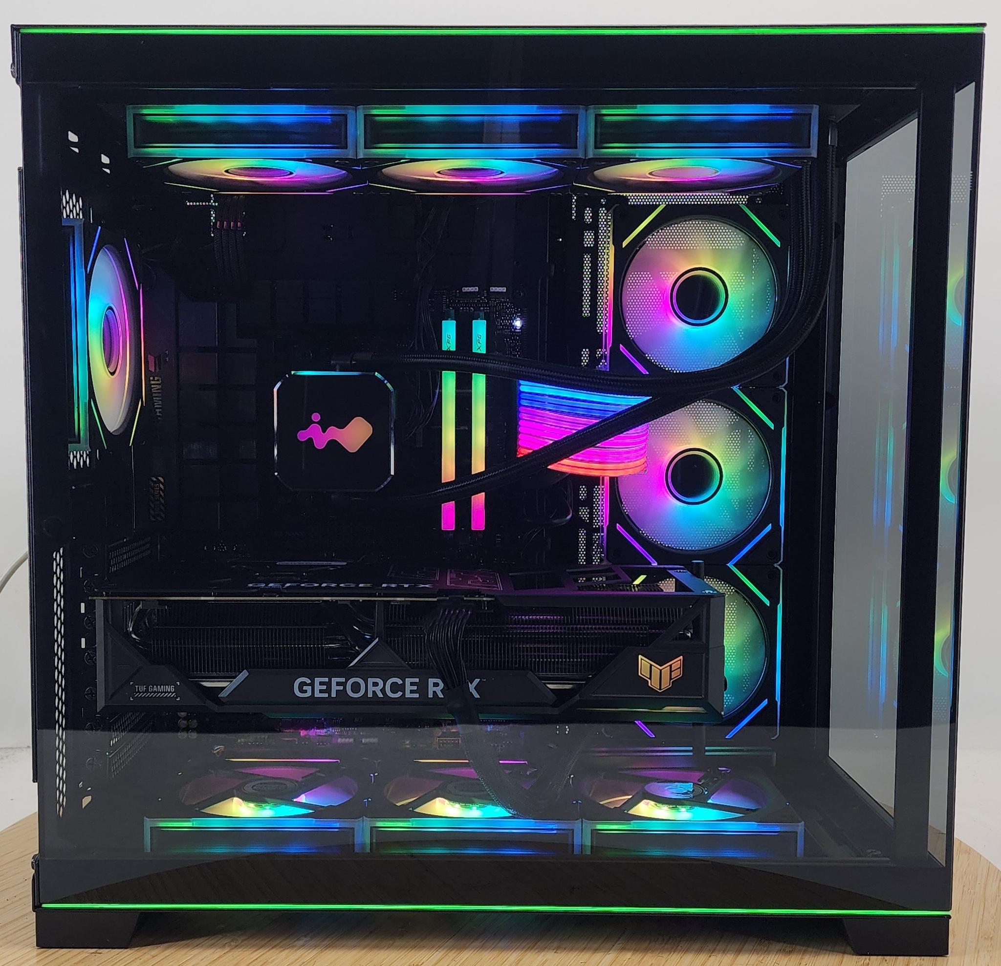 Gaming PC Ryzen 7 9800X3D 32GB RAM 2TB SSD RTX 4080 SUPER 16GB Win11 Computer